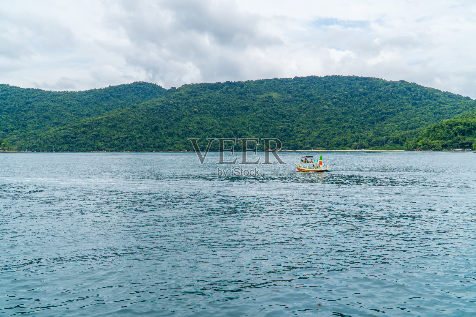 巴西里约热内卢的帕拉蒂海岸的热带景观照片摄影图片