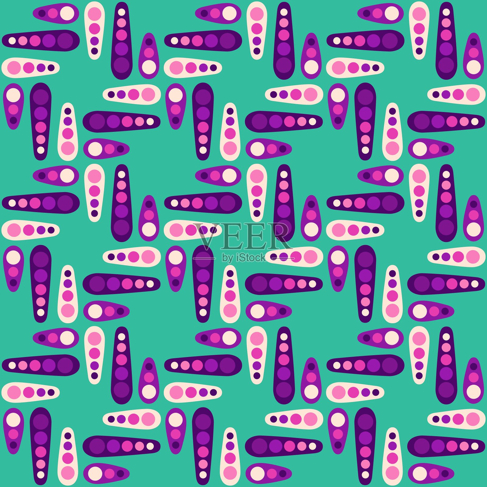 斑点无缝图案装饰任何表面或事物。永恒的抽象装饰。插画图片素材