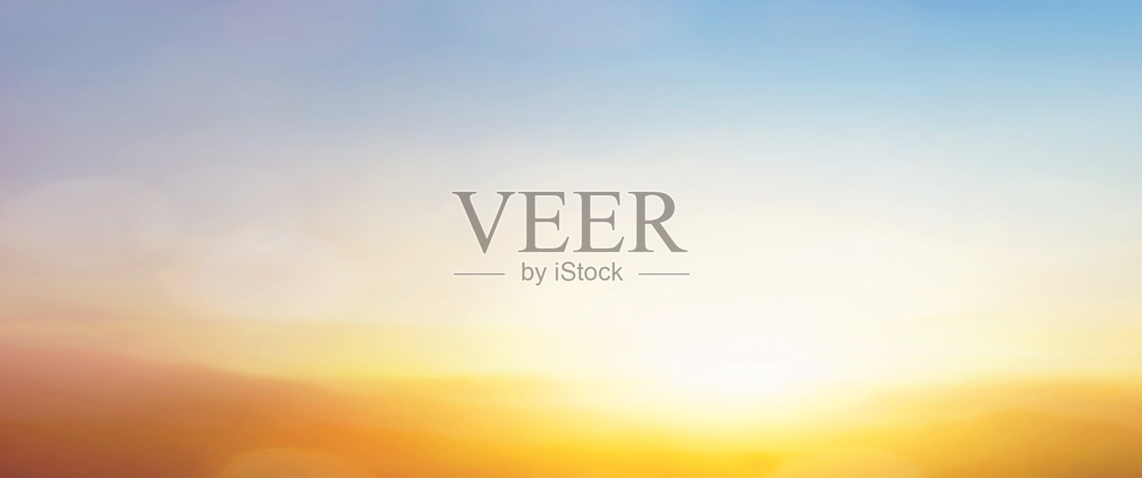 美丽的蓝色日落天空与白云背景照片摄影图片