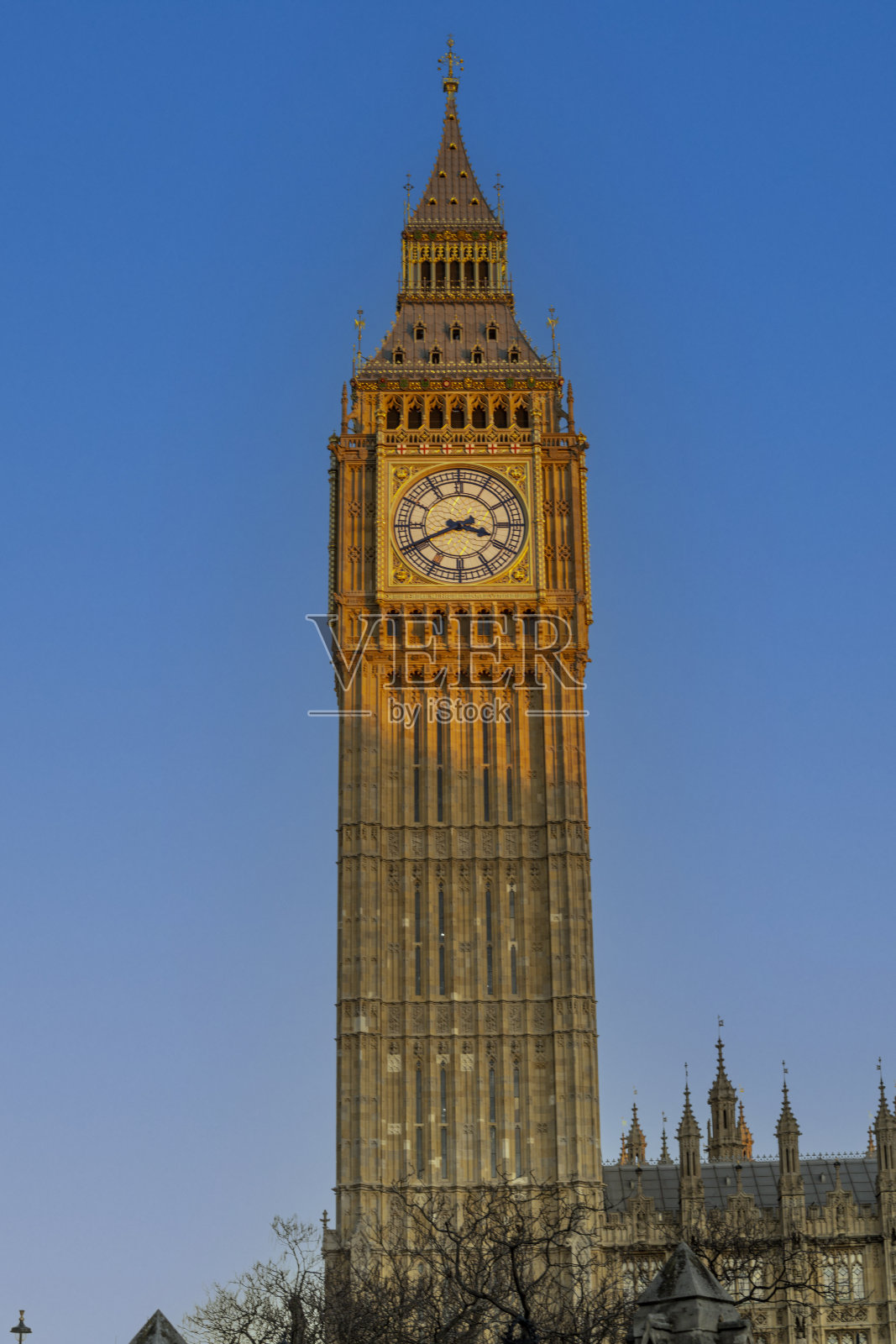 大本钟，伦敦的象征照片摄影图片
