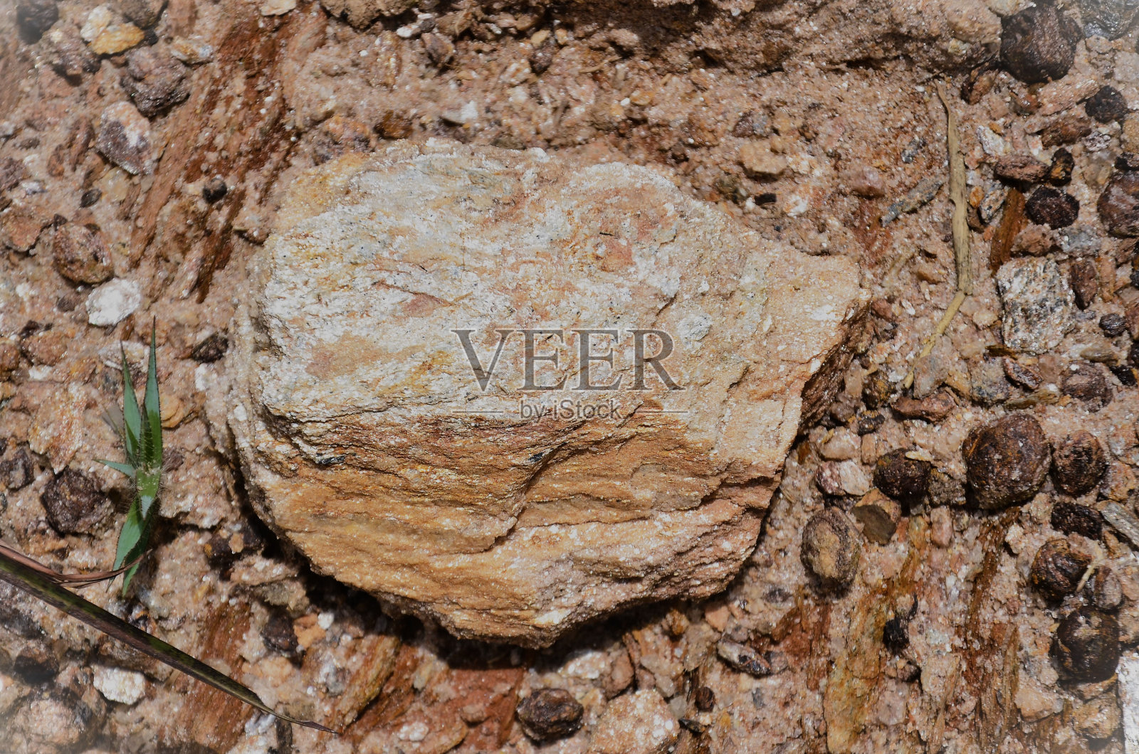 山脚下的一块滑石照片摄影图片