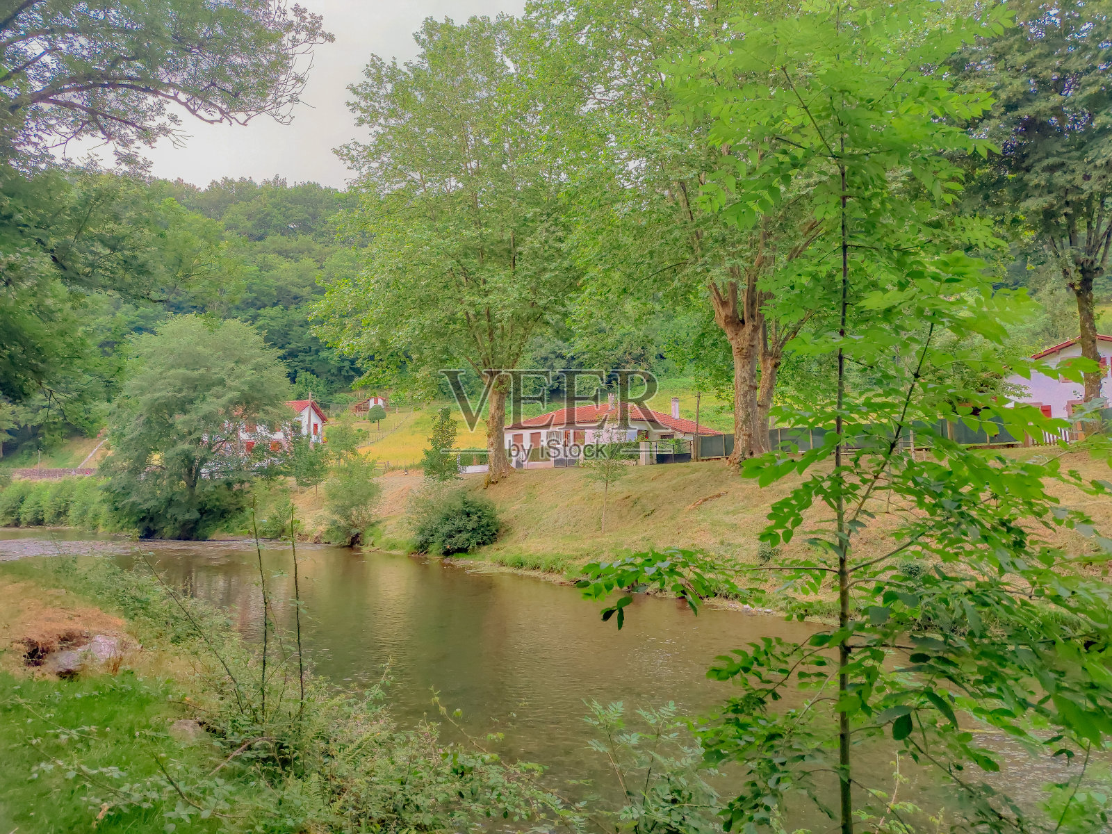 圣胡安停靠在港口照片摄影图片