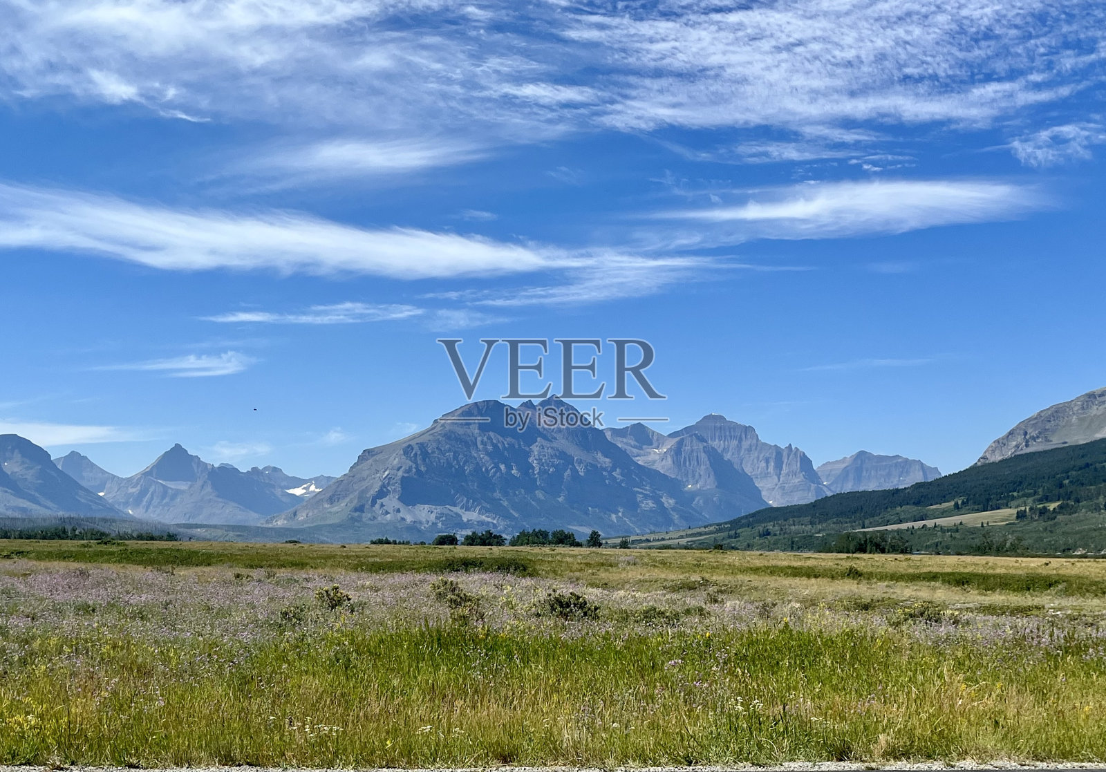 冰川国家公园东侧照片摄影图片