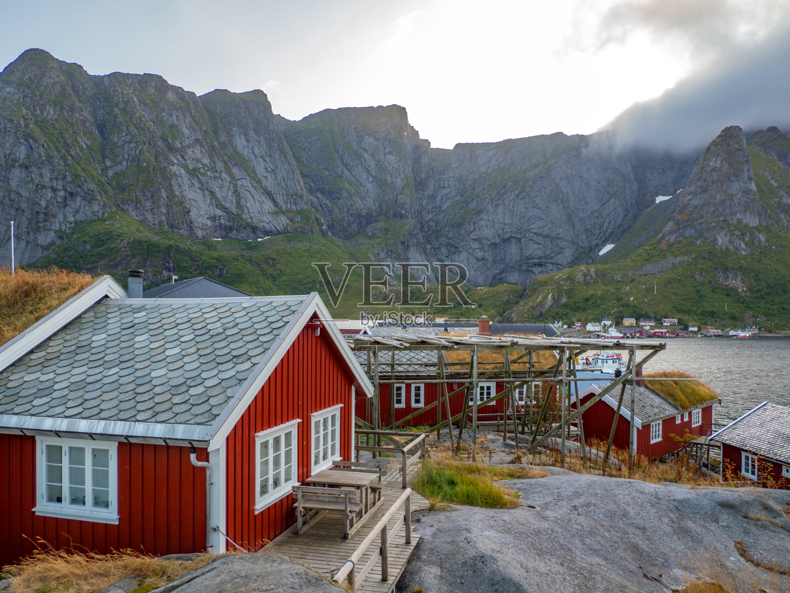 敦。挪威。欧洲。照片摄影图片