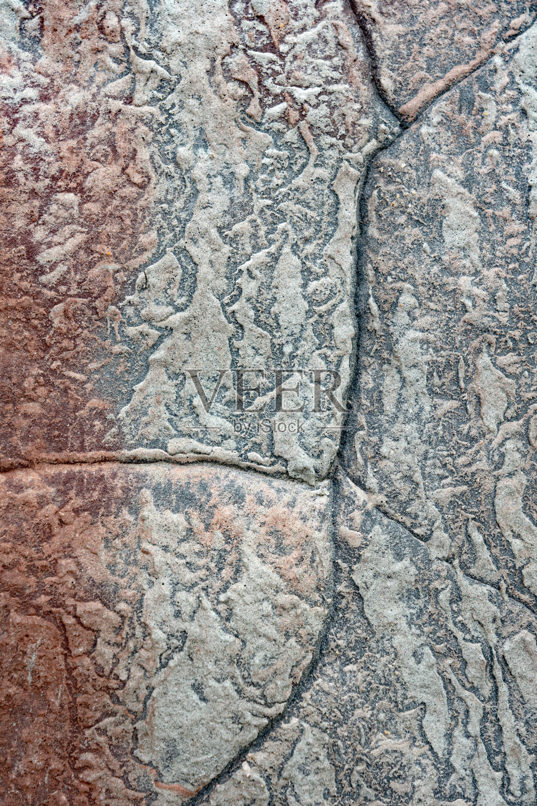 葡萄牙中部圣克鲁斯海滩的天然岩石纹理背景照片摄影图片