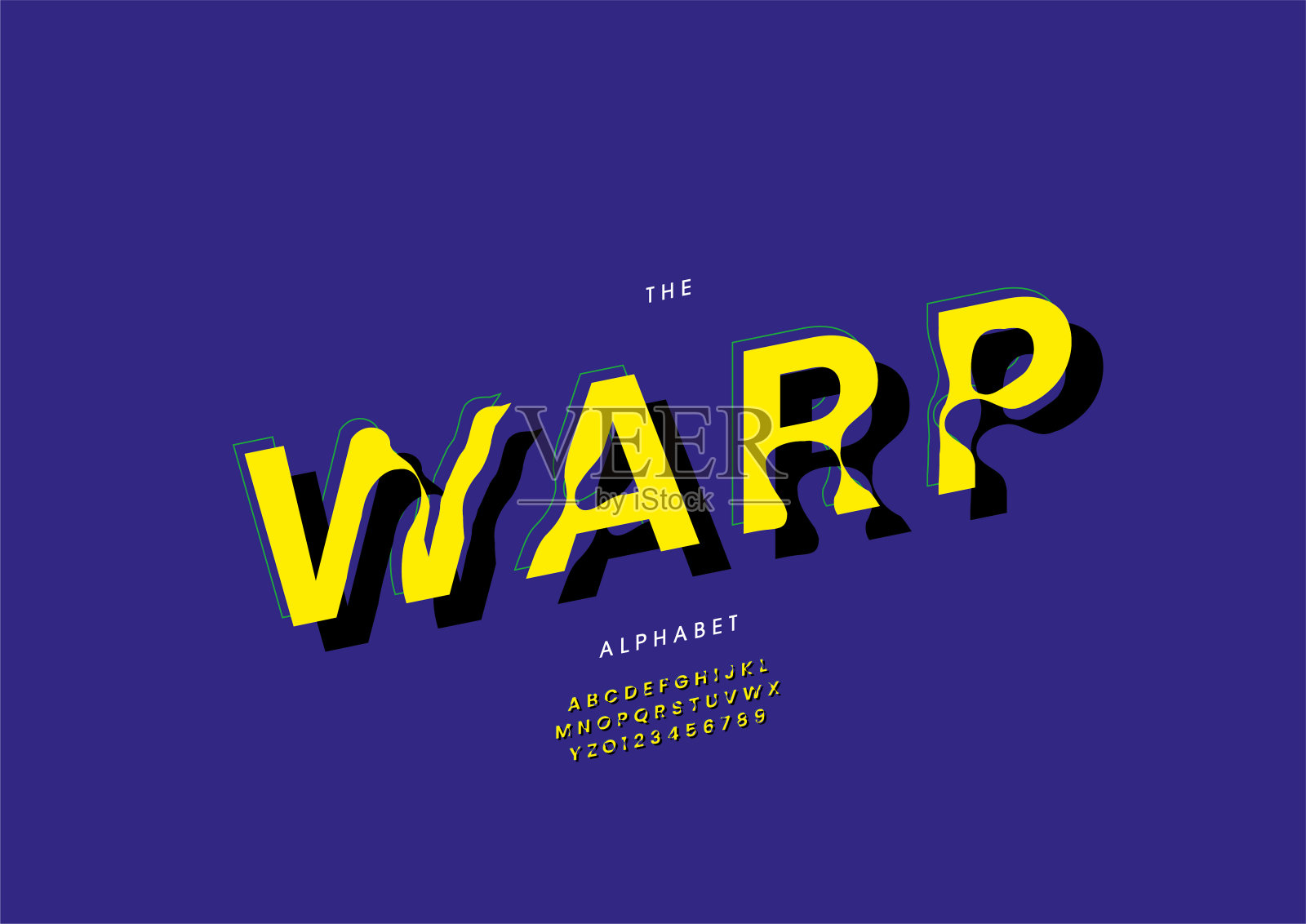 经字母表插画图片素材