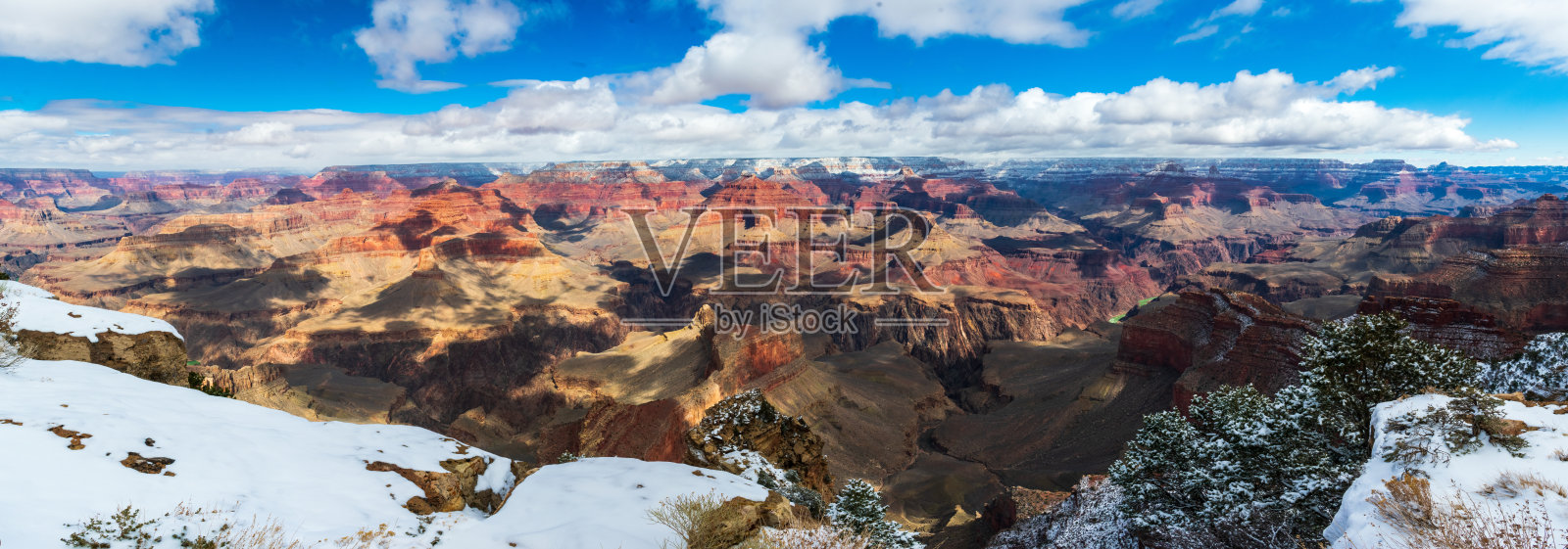 冬天的大峡谷国家公园照片摄影图片