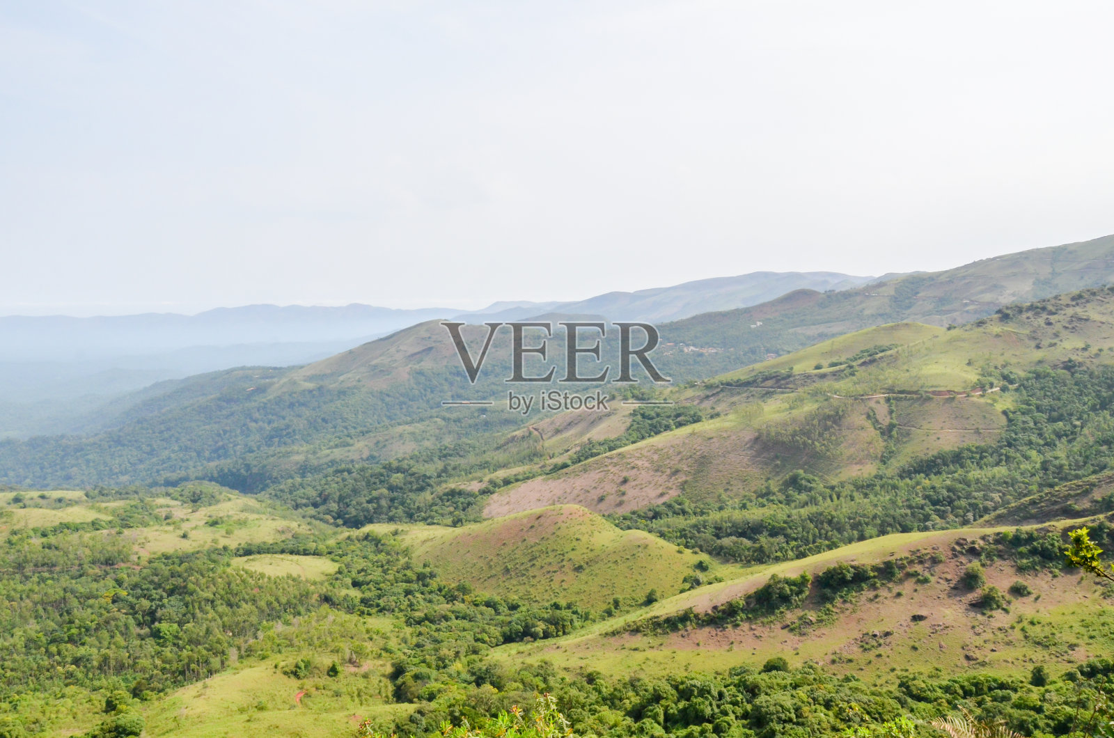 印度的Kuduremukh山脉照片摄影图片