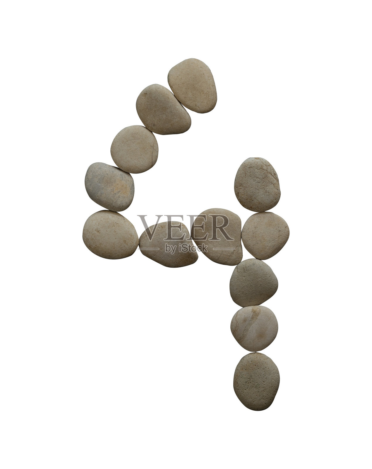 数字-在石头孤立照片摄影图片