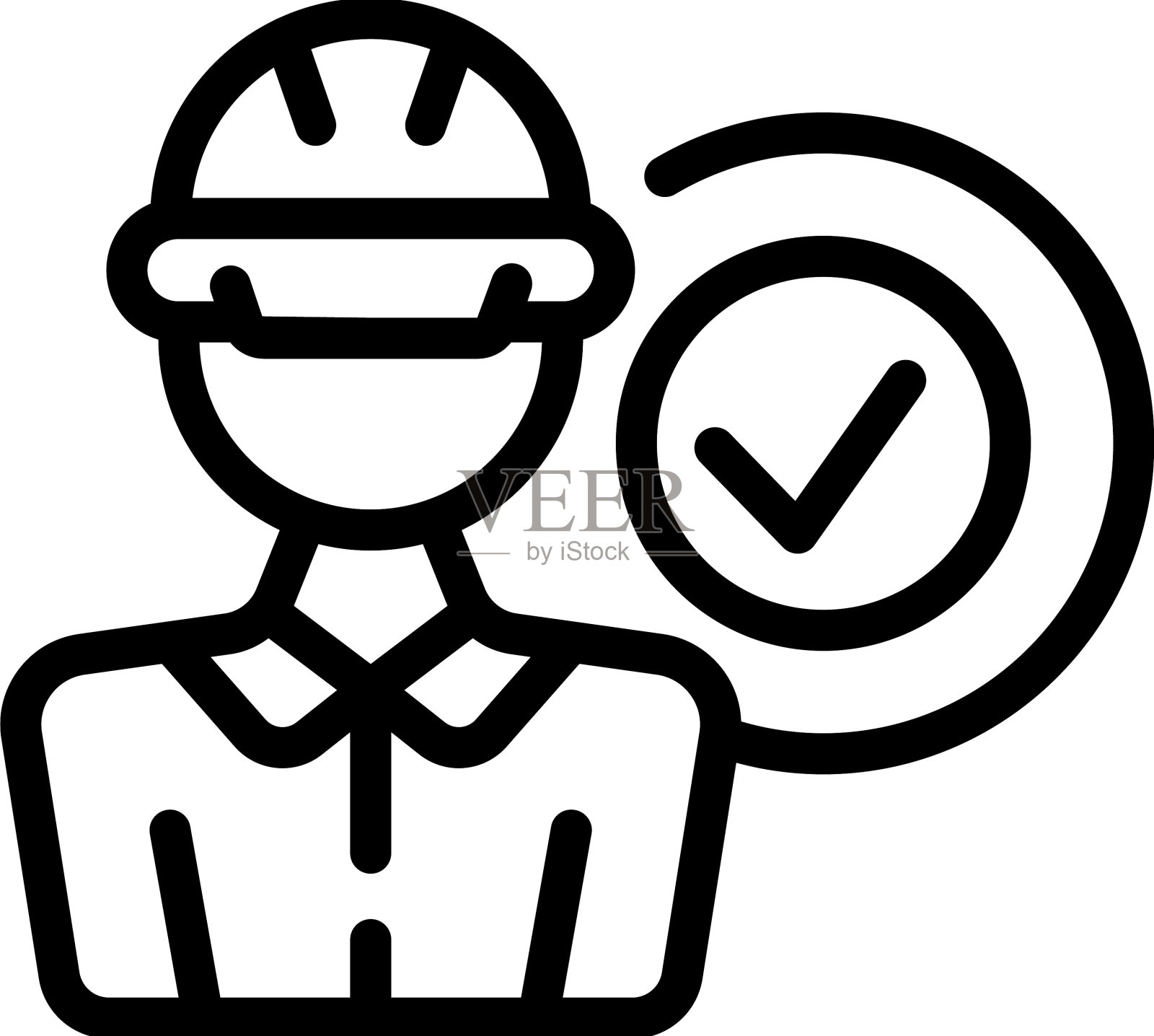 工程师图标概述工作机械插画图片素材