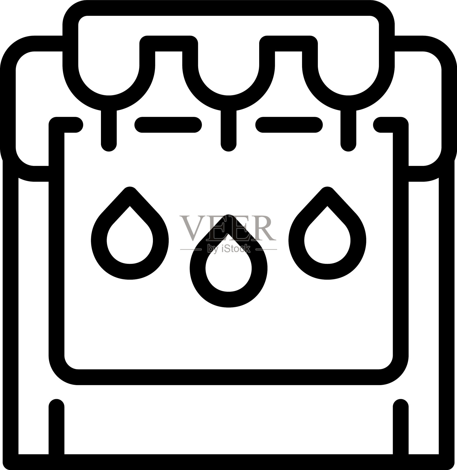 绘图仪格式图标轮廓打印机插画图片素材