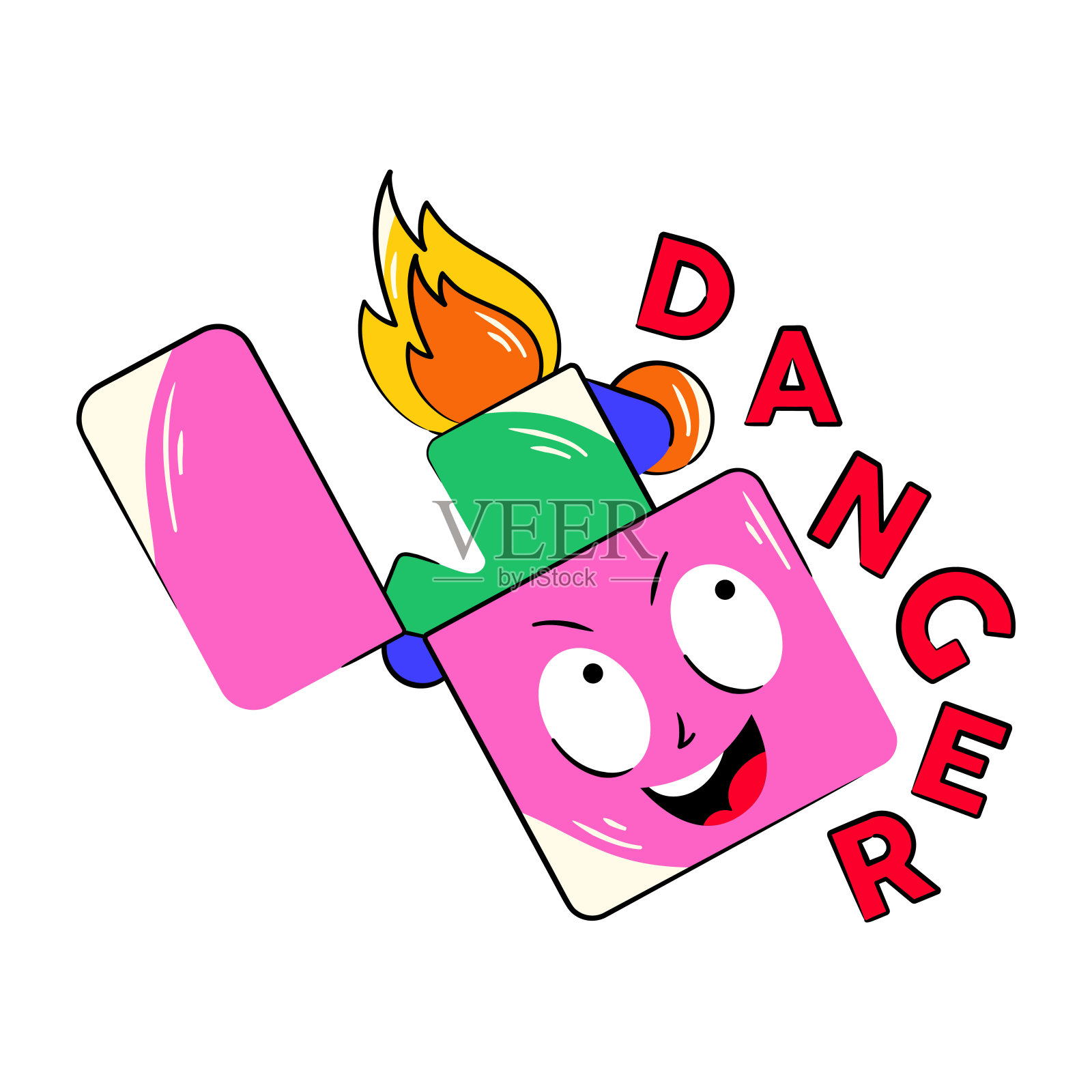 燃烧的更轻设计元素图片