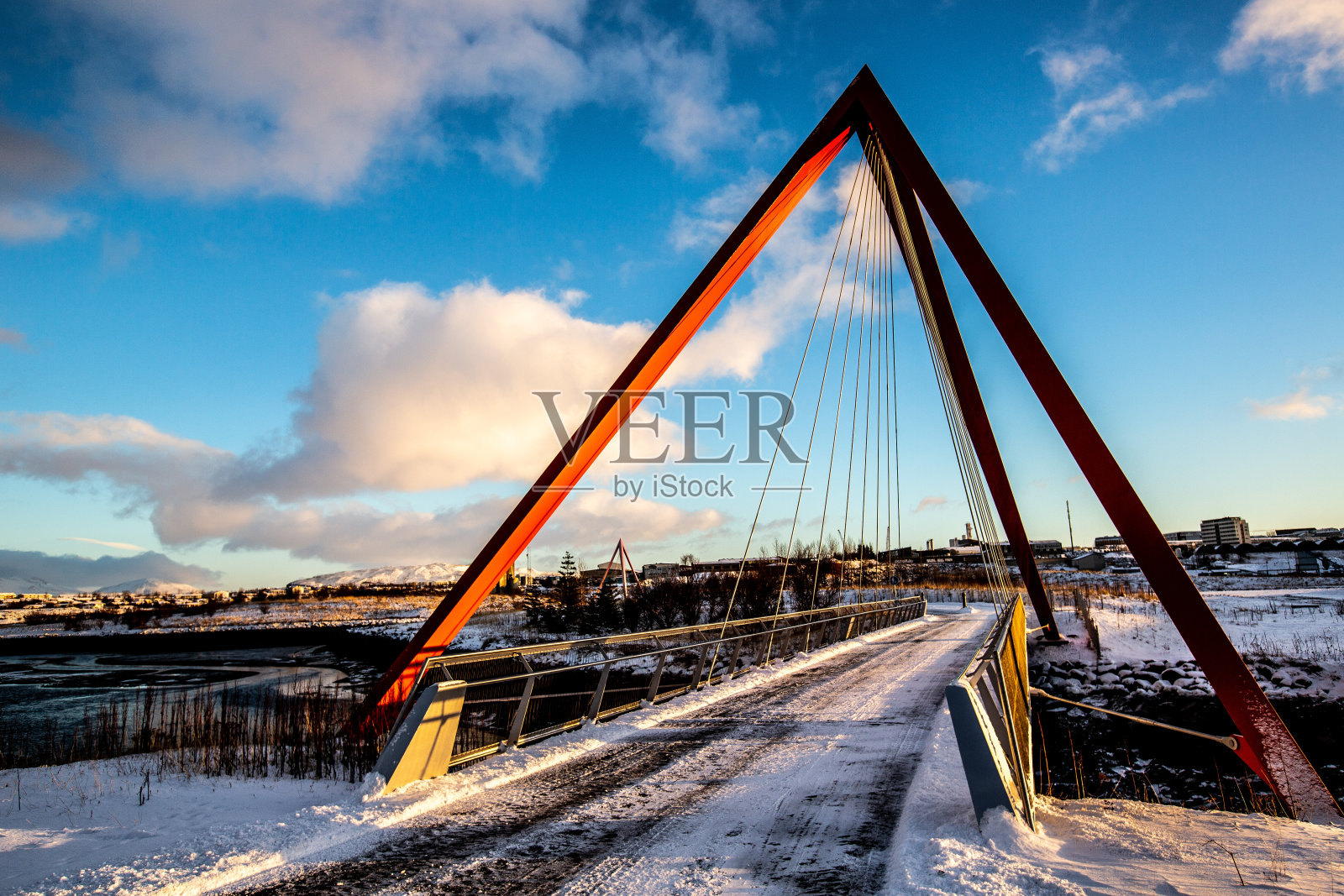 雷克雅未克的冬天照片摄影图片