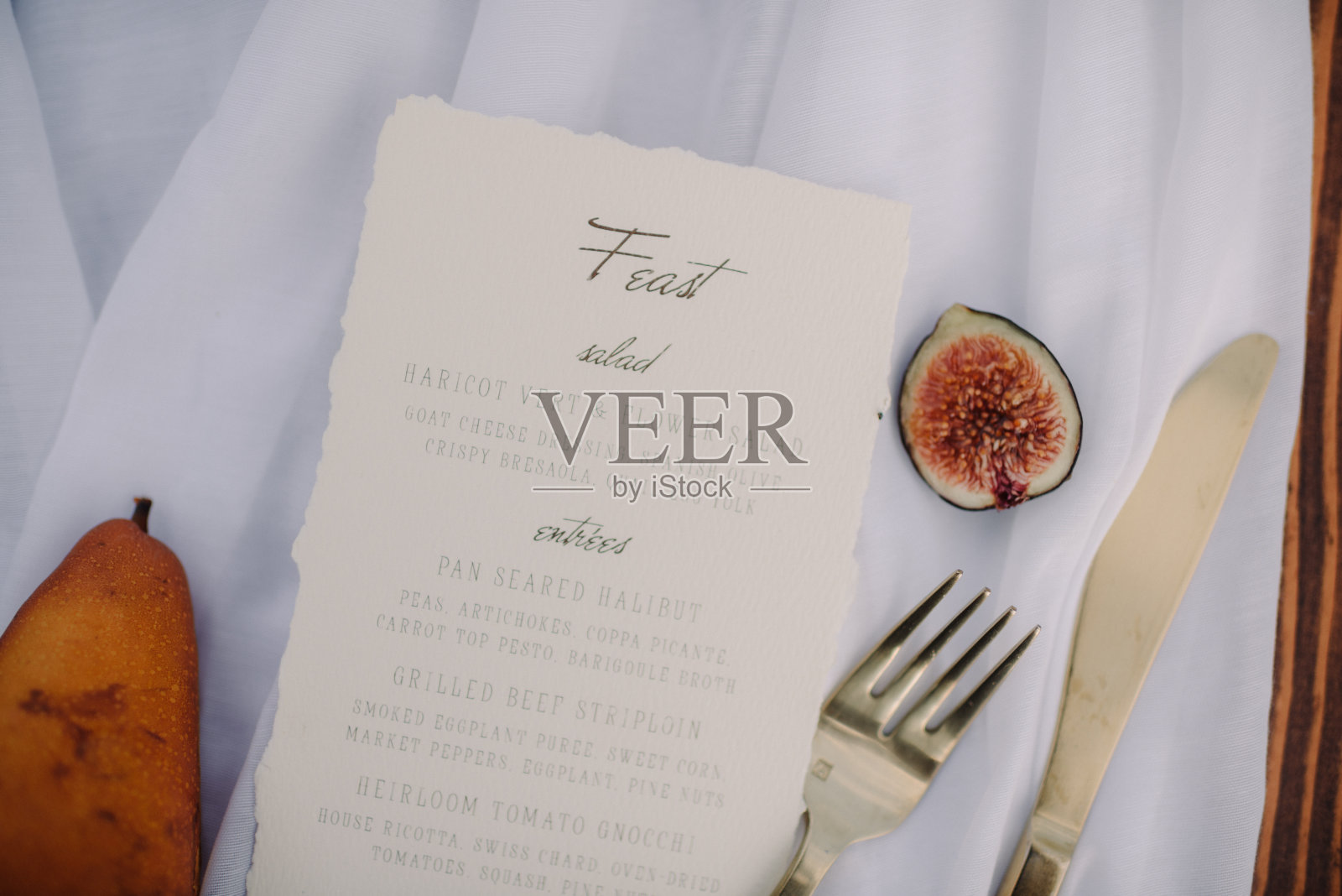 菜单特写照片摄影图片