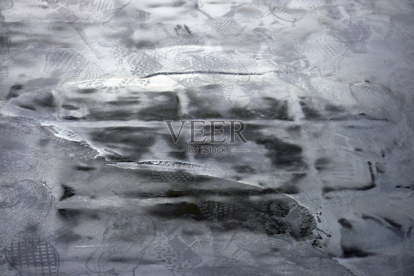 垃圾地板上的抽象形式照片摄影图片