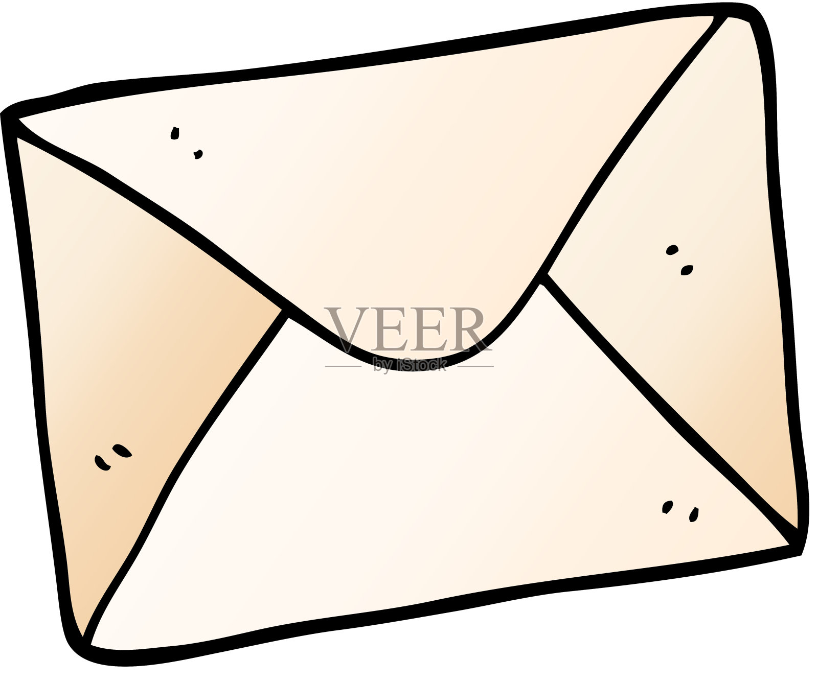 卡通涂鸦信插画图片素材