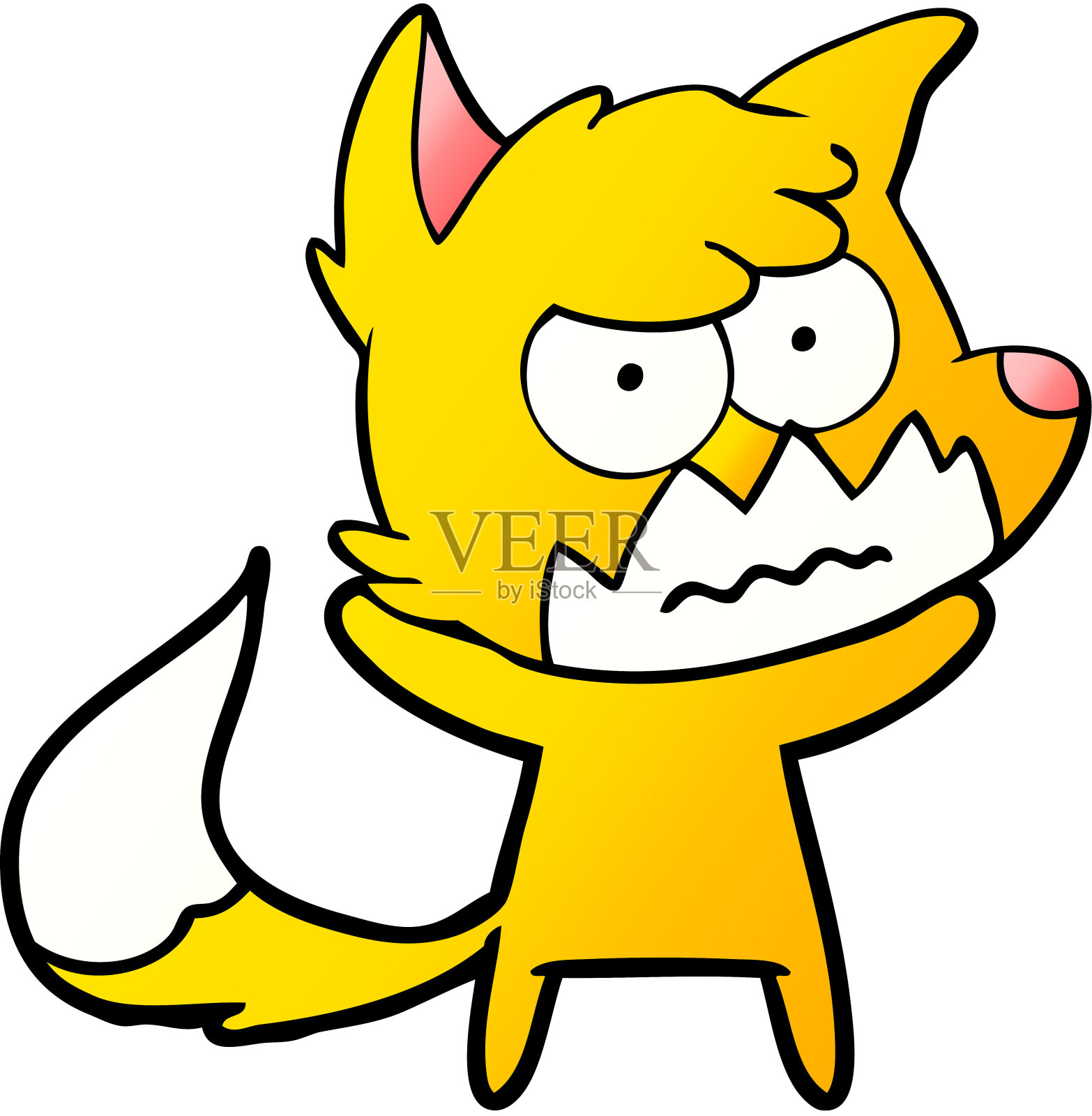 福克斯卡通人物设计元素图片