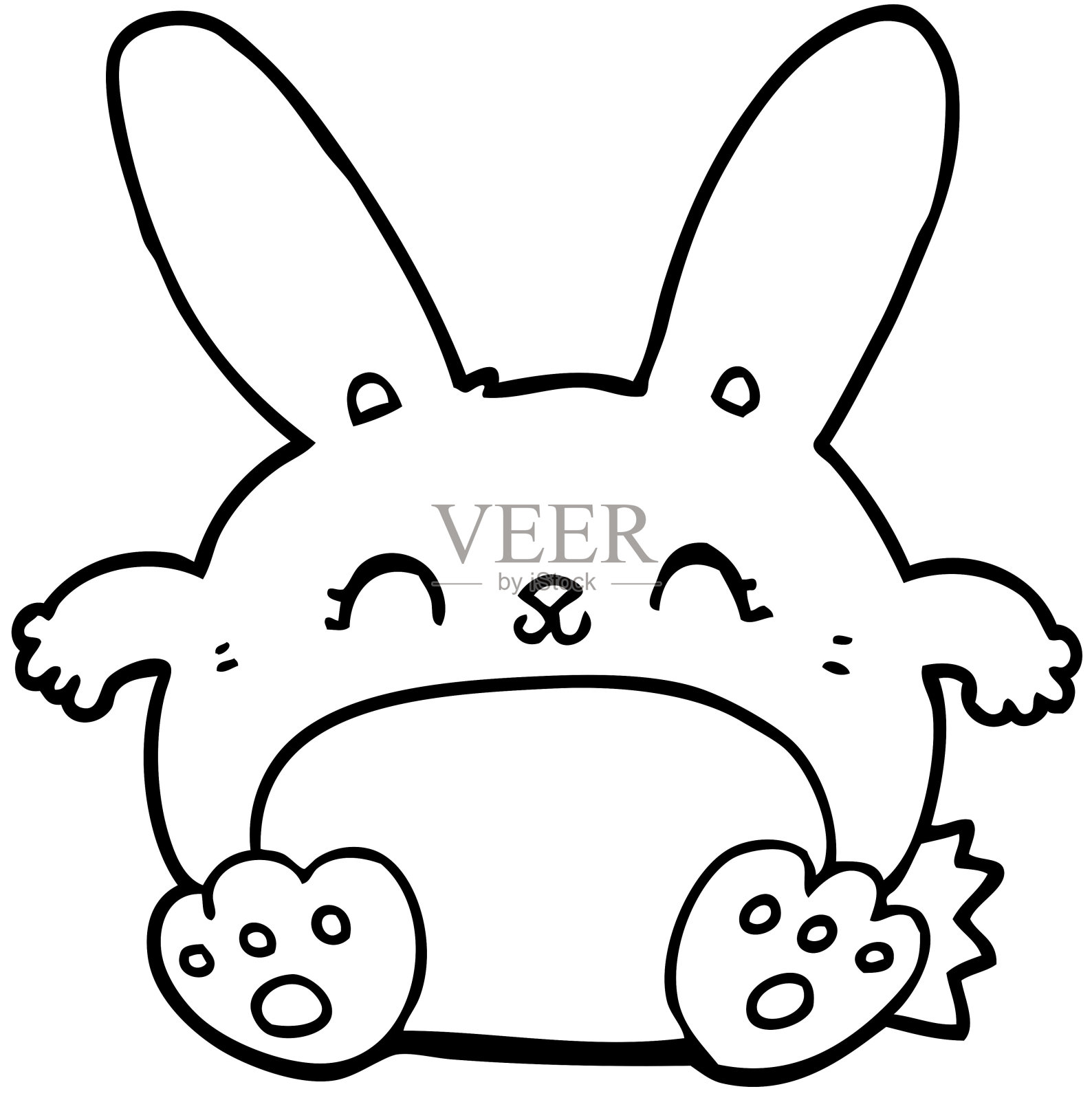 卡通兔子插画图片素材