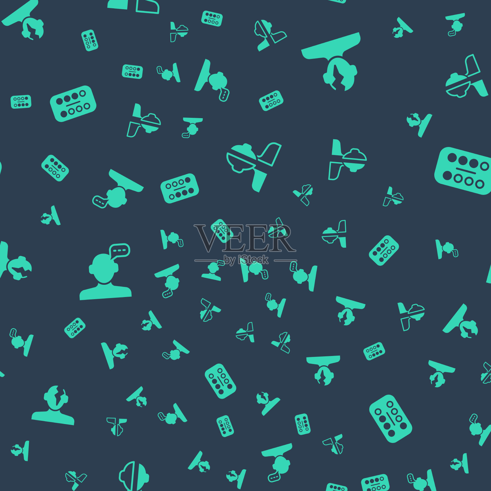 设置双相情感障碍的解决问题图标素材