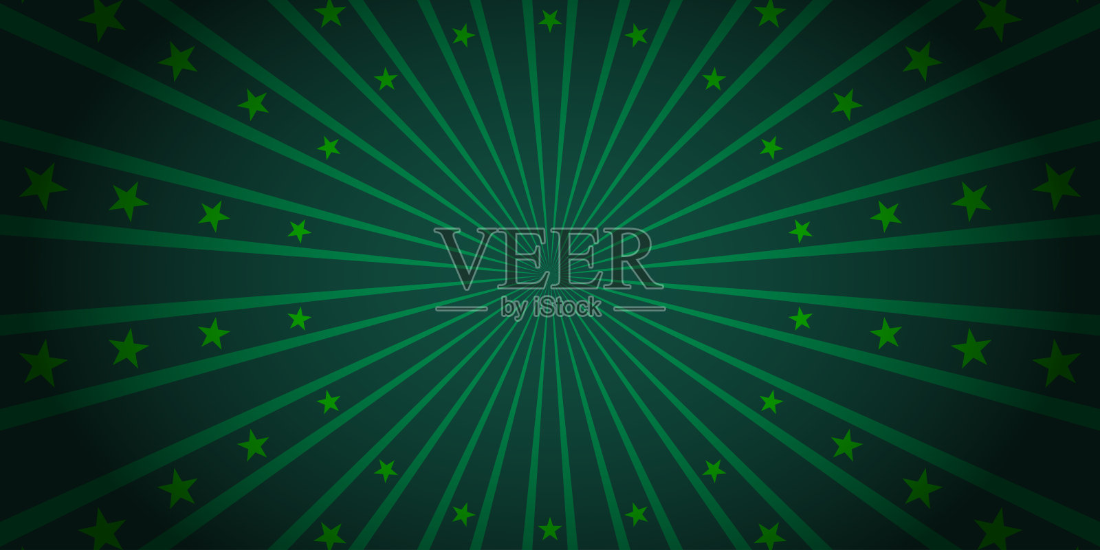 背景与复古射线插画图片素材