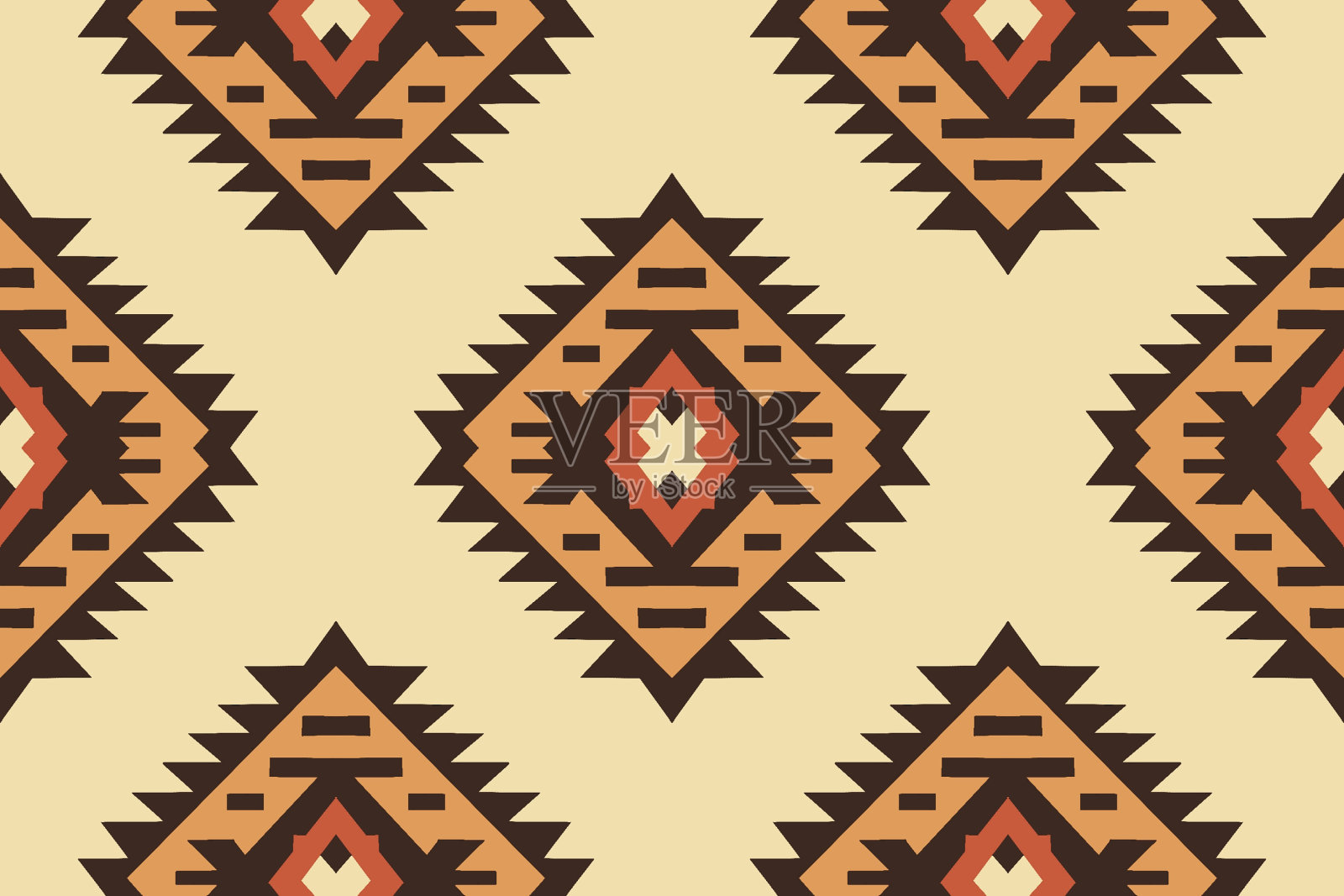 民族图案无缝插画图片素材
