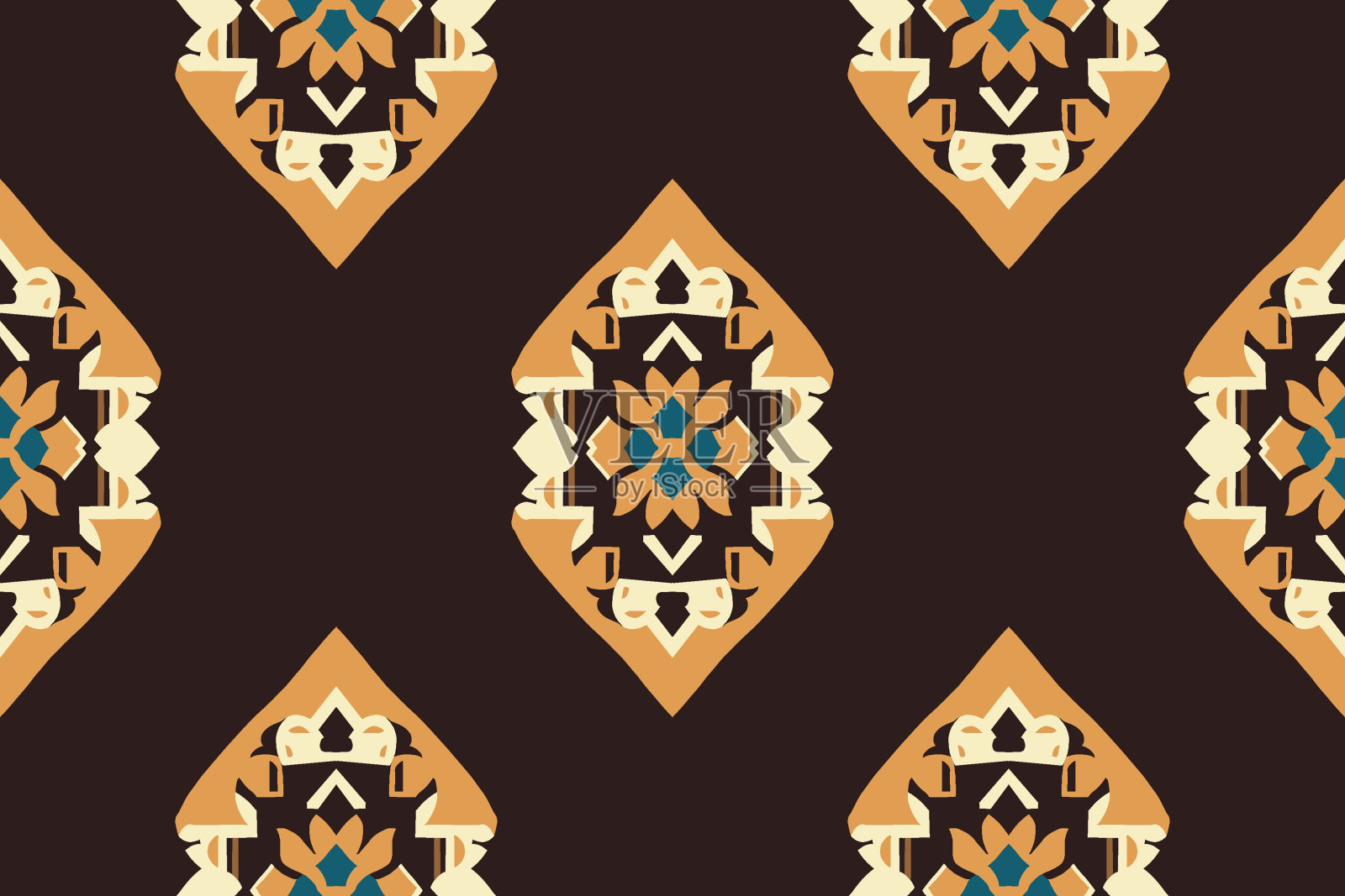 民族图案无缝插画图片素材