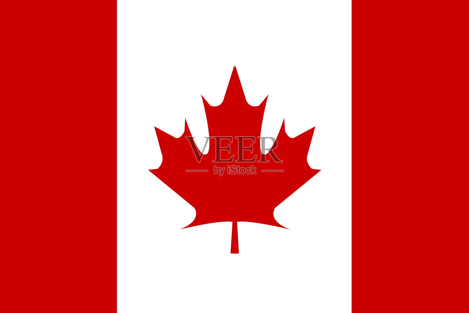 加拿大的国旗插画图片素材