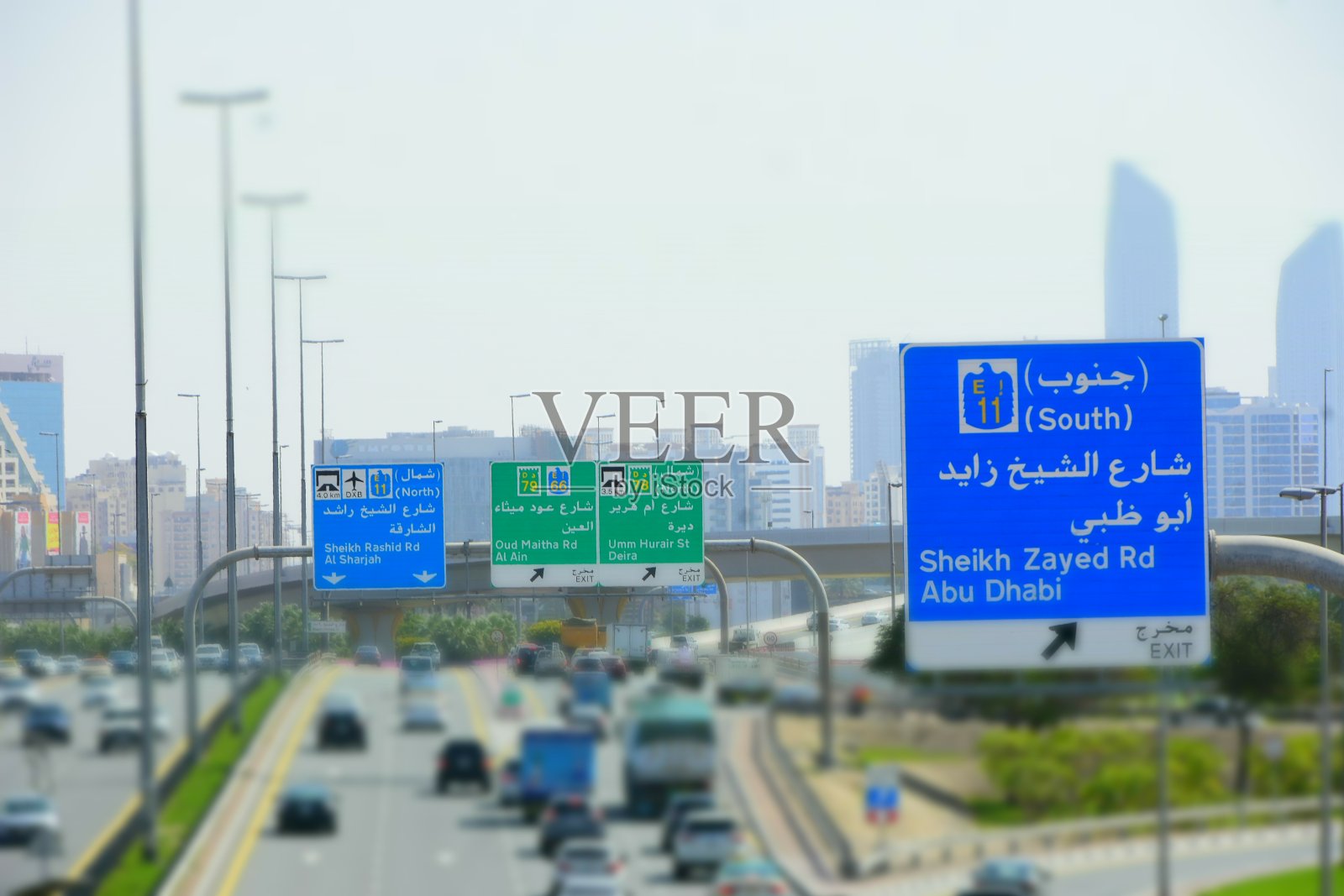 路标，迪拜照片摄影图片