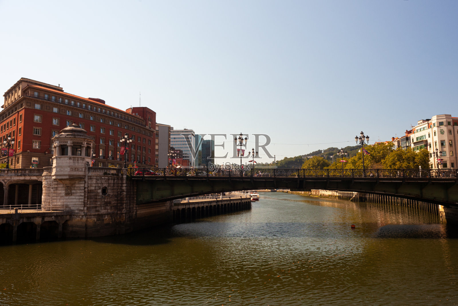 毕尔巴鄂佩德罗阿鲁普桥的景色照片摄影图片