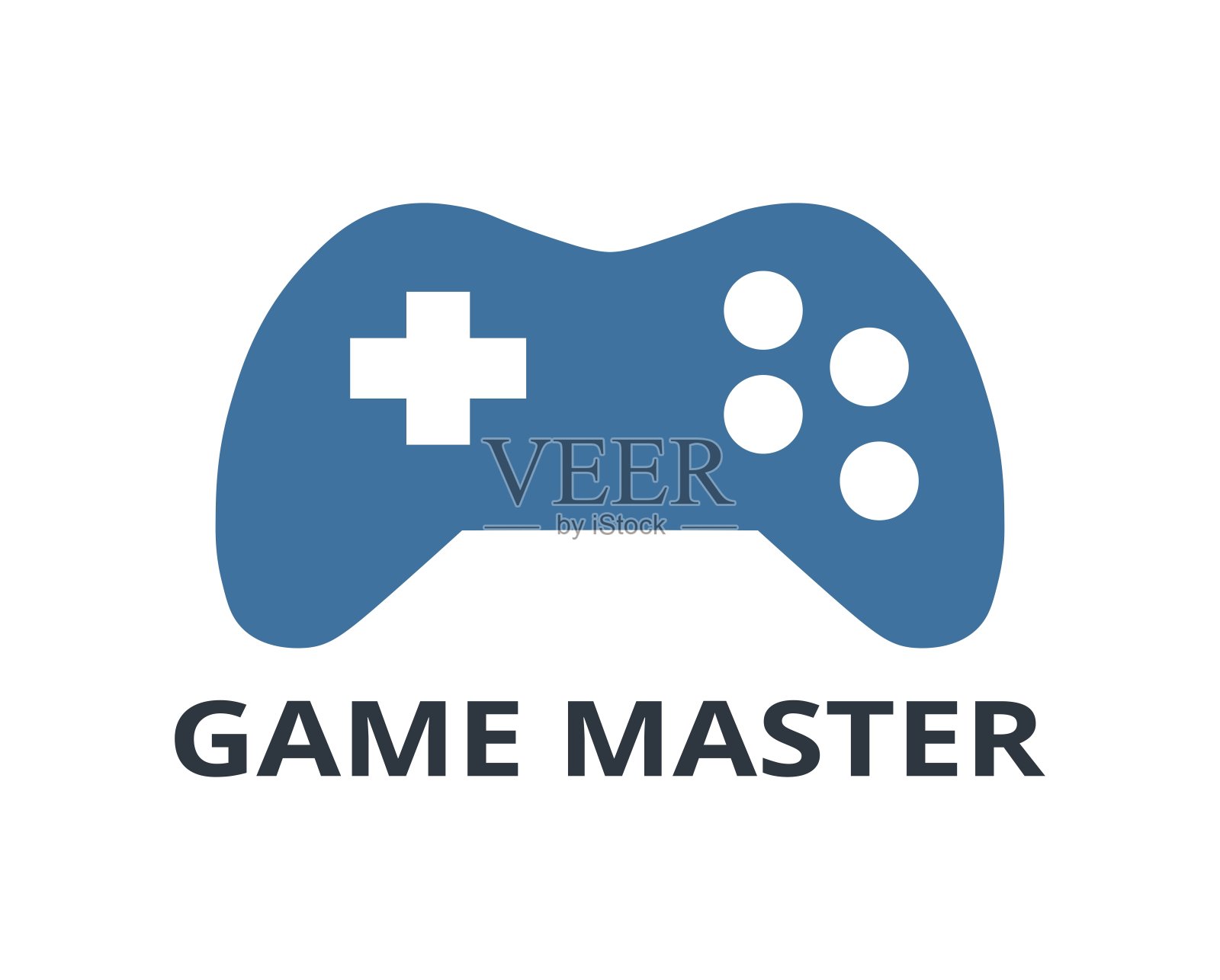 游戏主操纵杆符号。插画图片素材