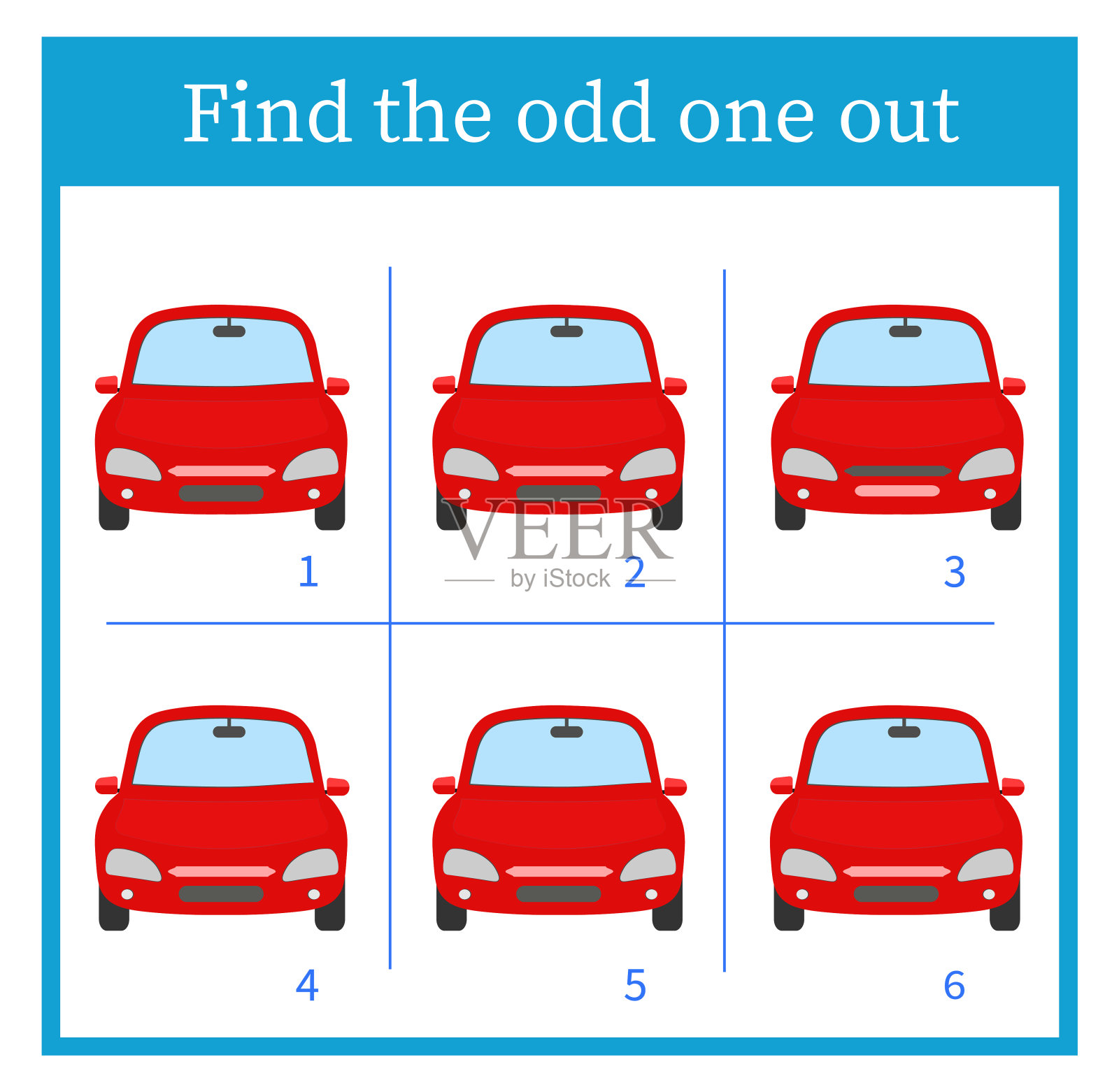 儿童逻辑谜题。儿童活动表。插画图片素材