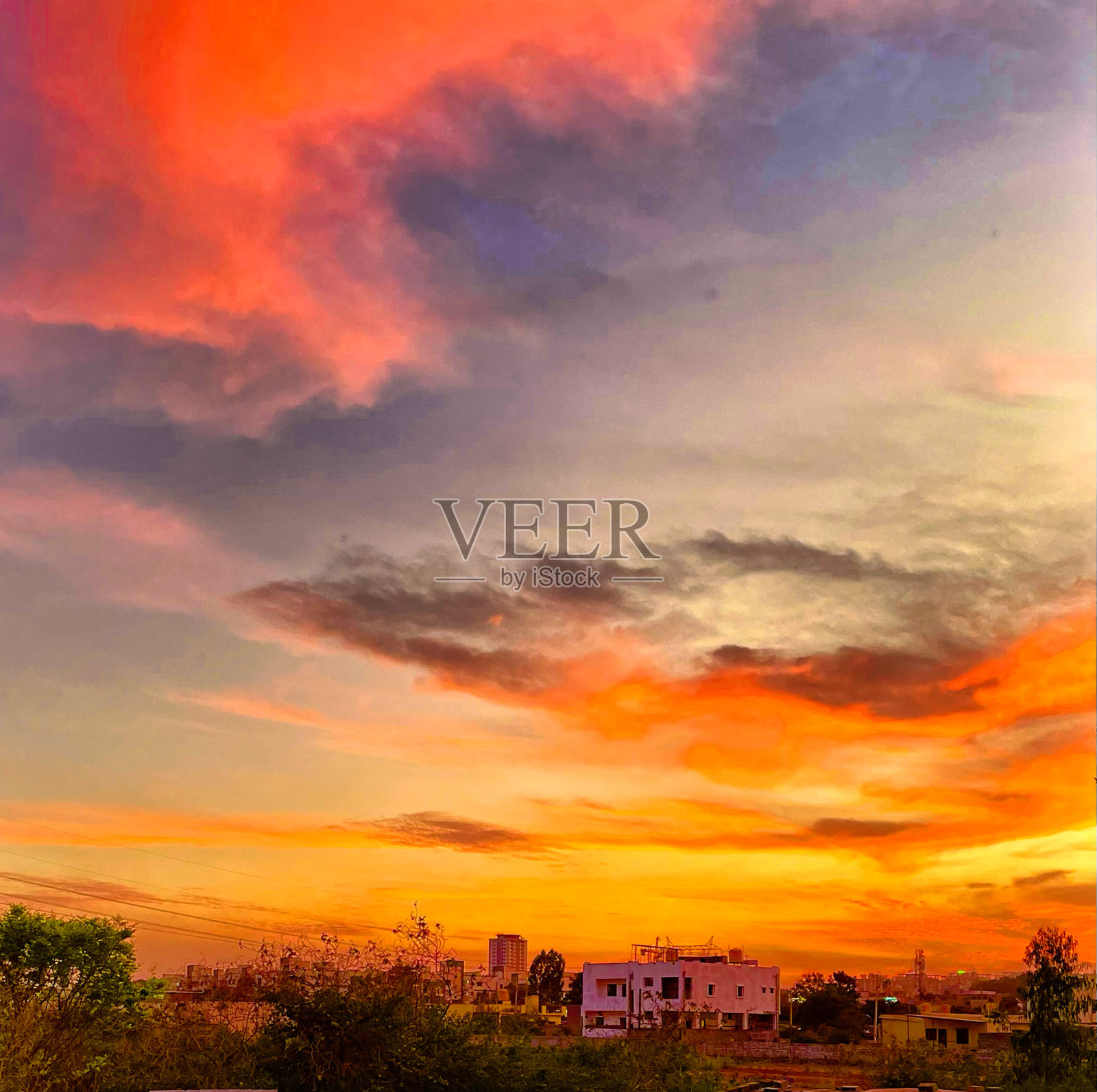 天空的颜色照片摄影图片