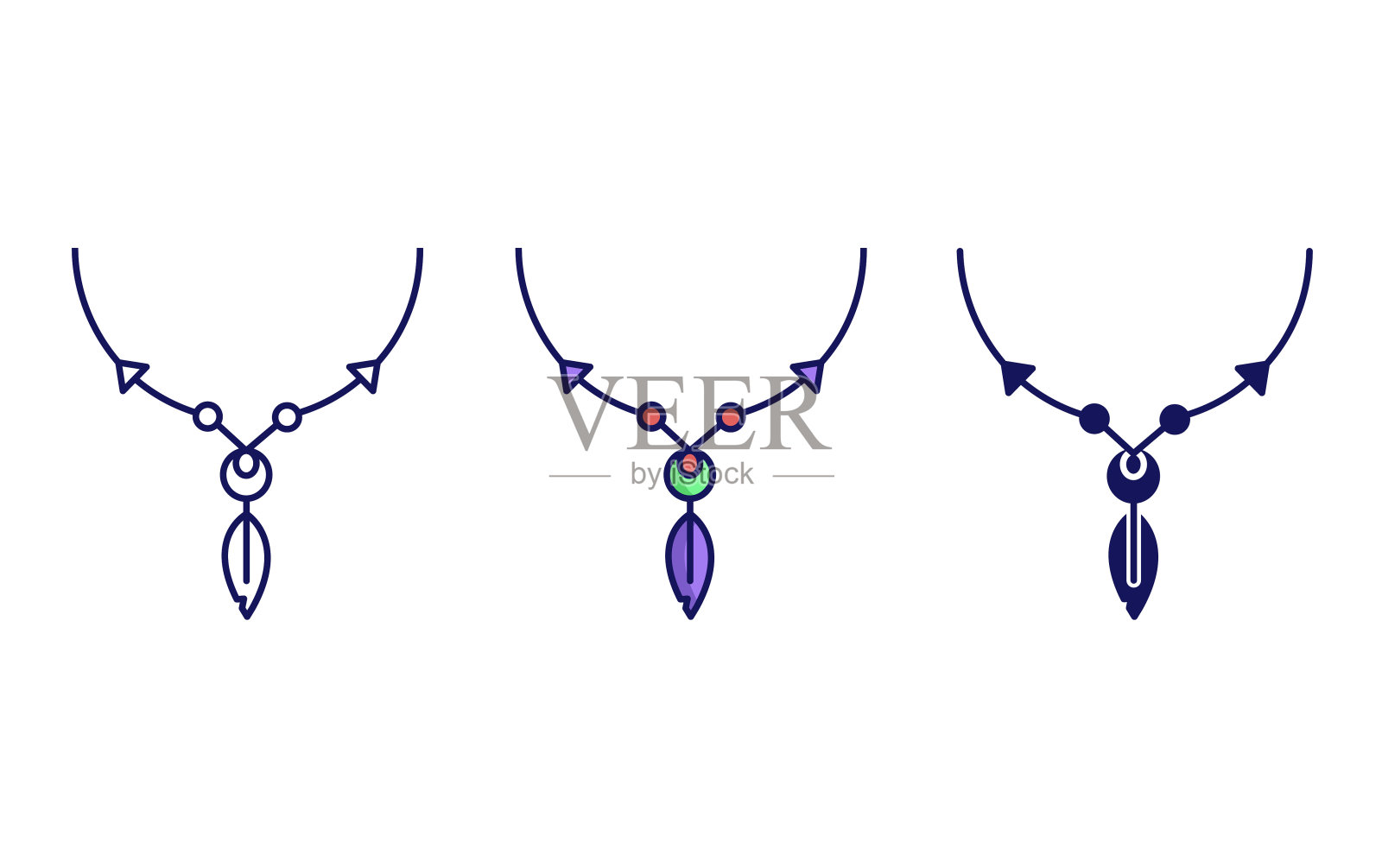 悬而未决的图标插画图片素材