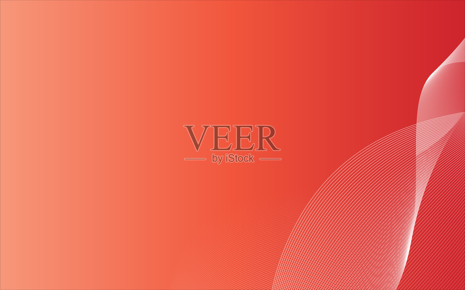 彩色波浪线抽象背景，矢量插图插画图片素材