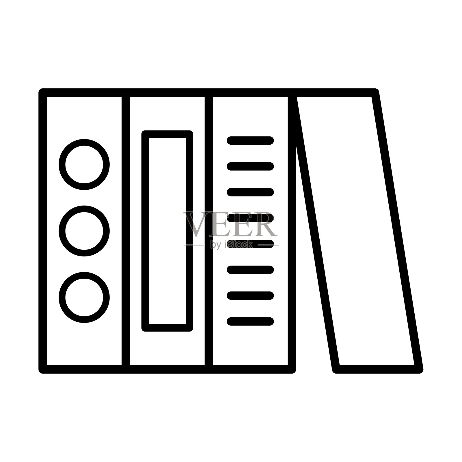 文件夹图标，文件矢量，办公室插图图标素材