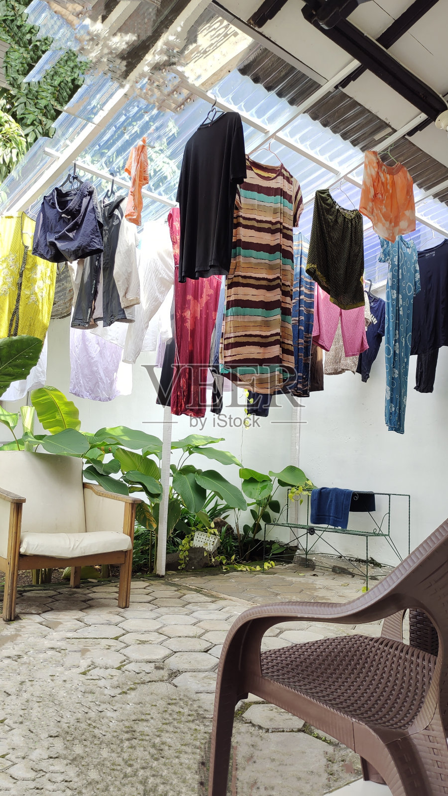 完整的洗衣房照片摄影图片