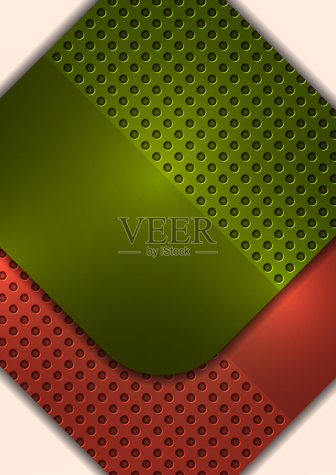 抽象设计方形圆形背景，穿孔。向量插画图片素材