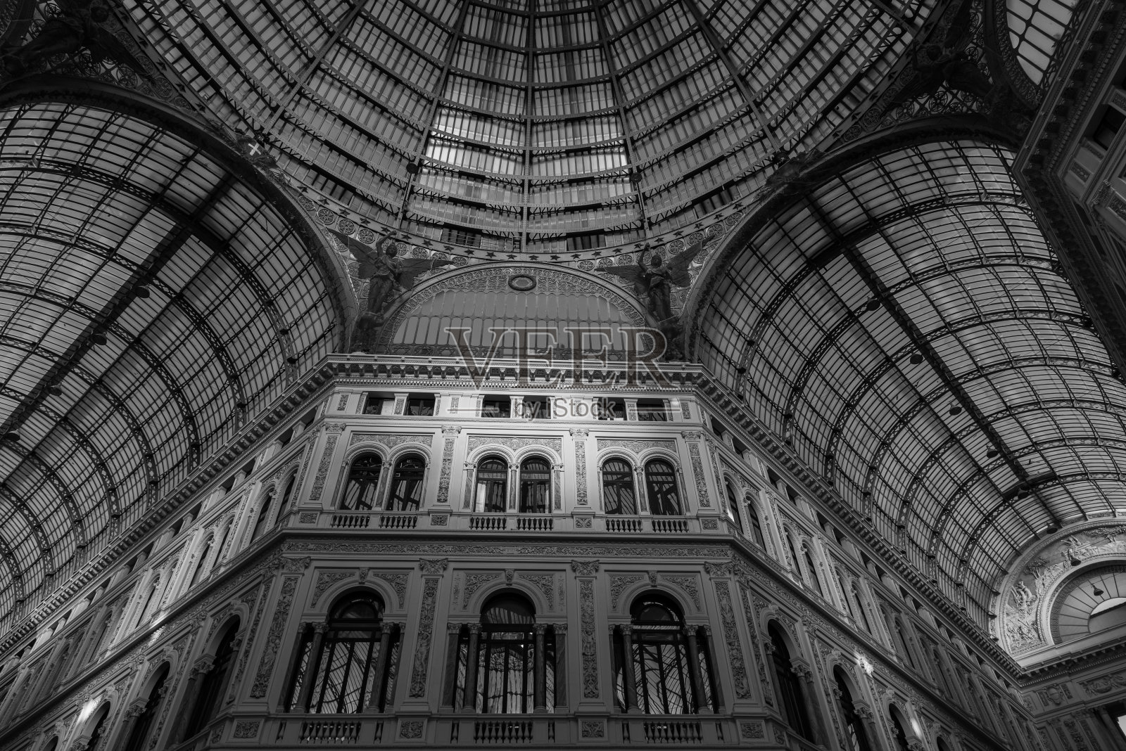 那不勒斯。Umberto I画廊照片摄影图片