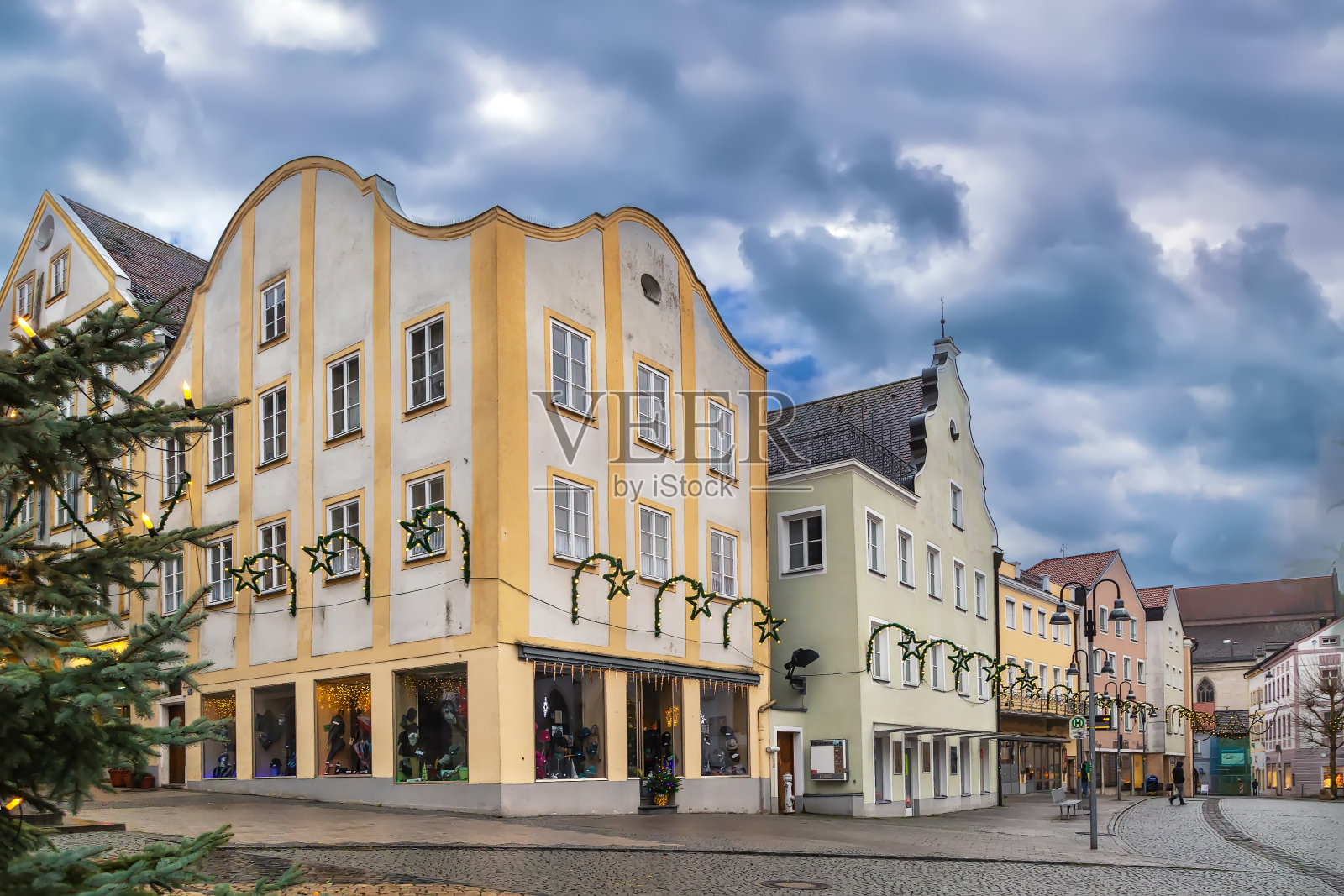 德国艾施塔特的主要广场照片摄影图片