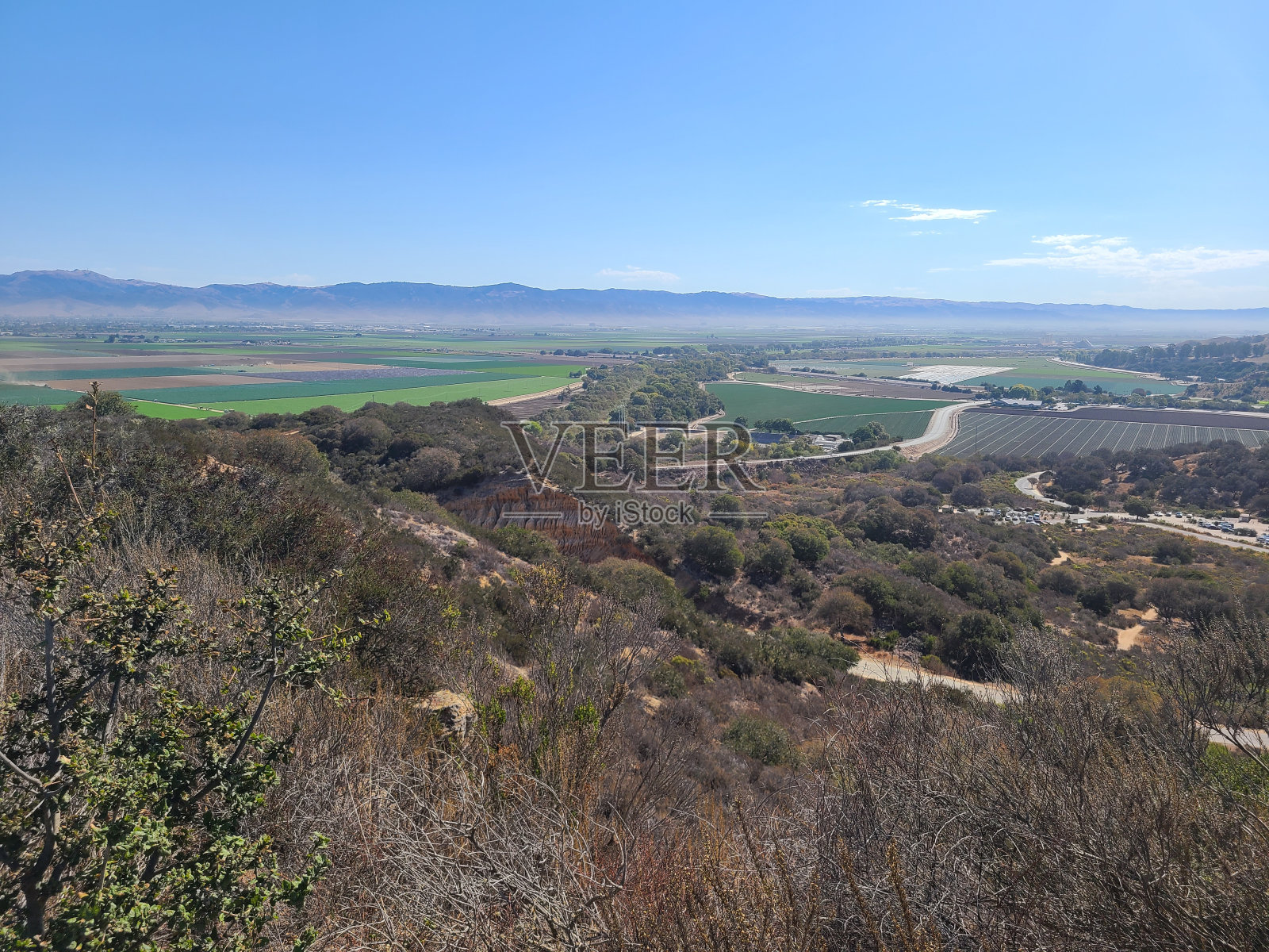 萨利纳斯山谷，距离Ord堡国家纪念碑不远照片摄影图片