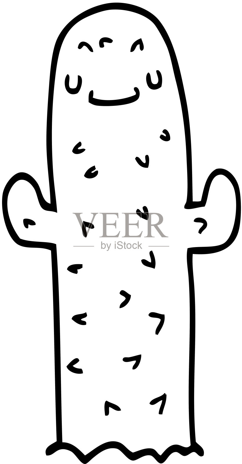 卡通仙人掌设计元素图片