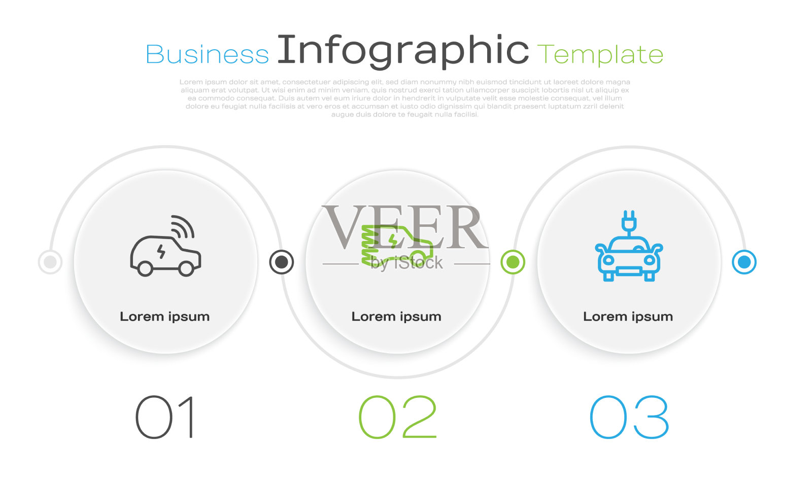 设置线路智能汽车系统电力和业务插画图片素材