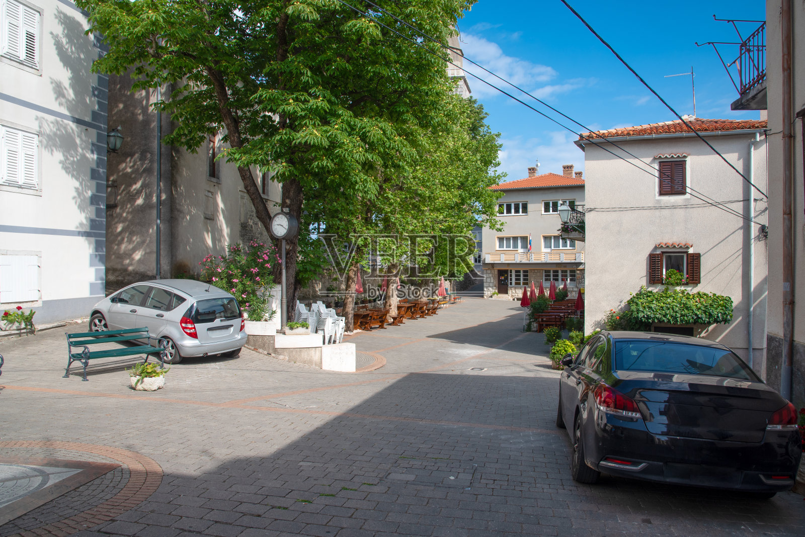 步行穿过Dobrinj照片摄影图片