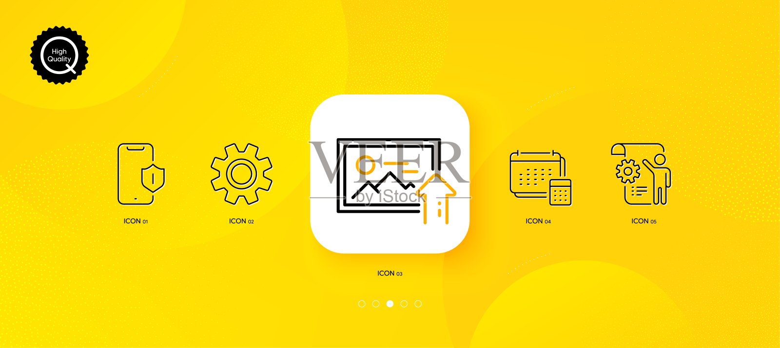帐户，上传照片和服务最小行图标。对于web应用，打印。向量图标素材