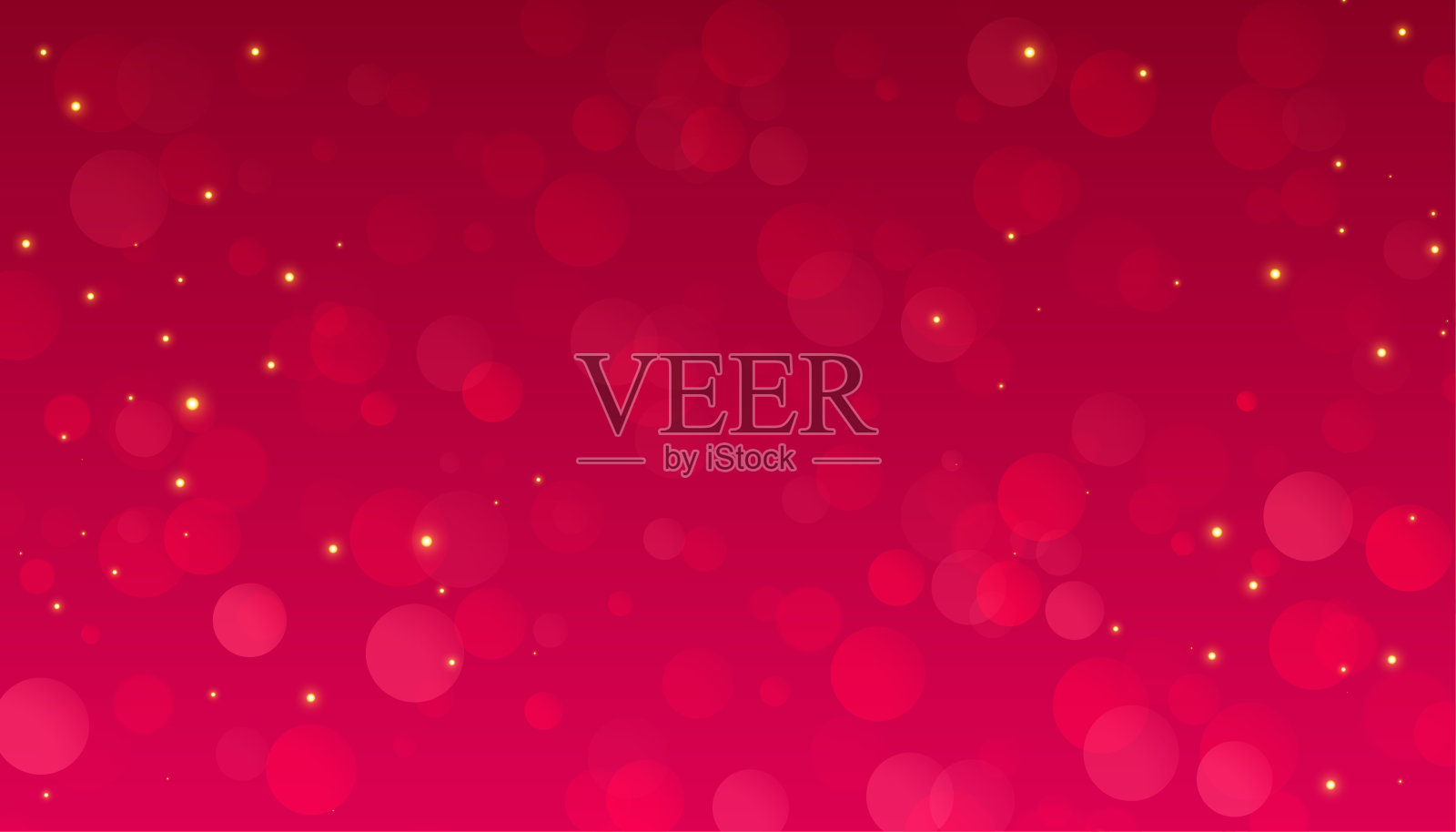 美丽的散焦散景图案横幅与闪亮的粒子插画图片素材