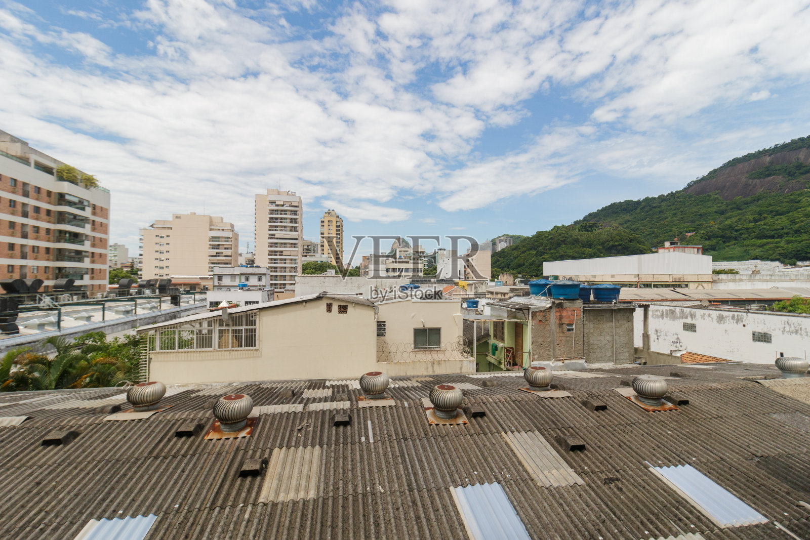 里约热内卢的Botafogo街区。照片摄影图片