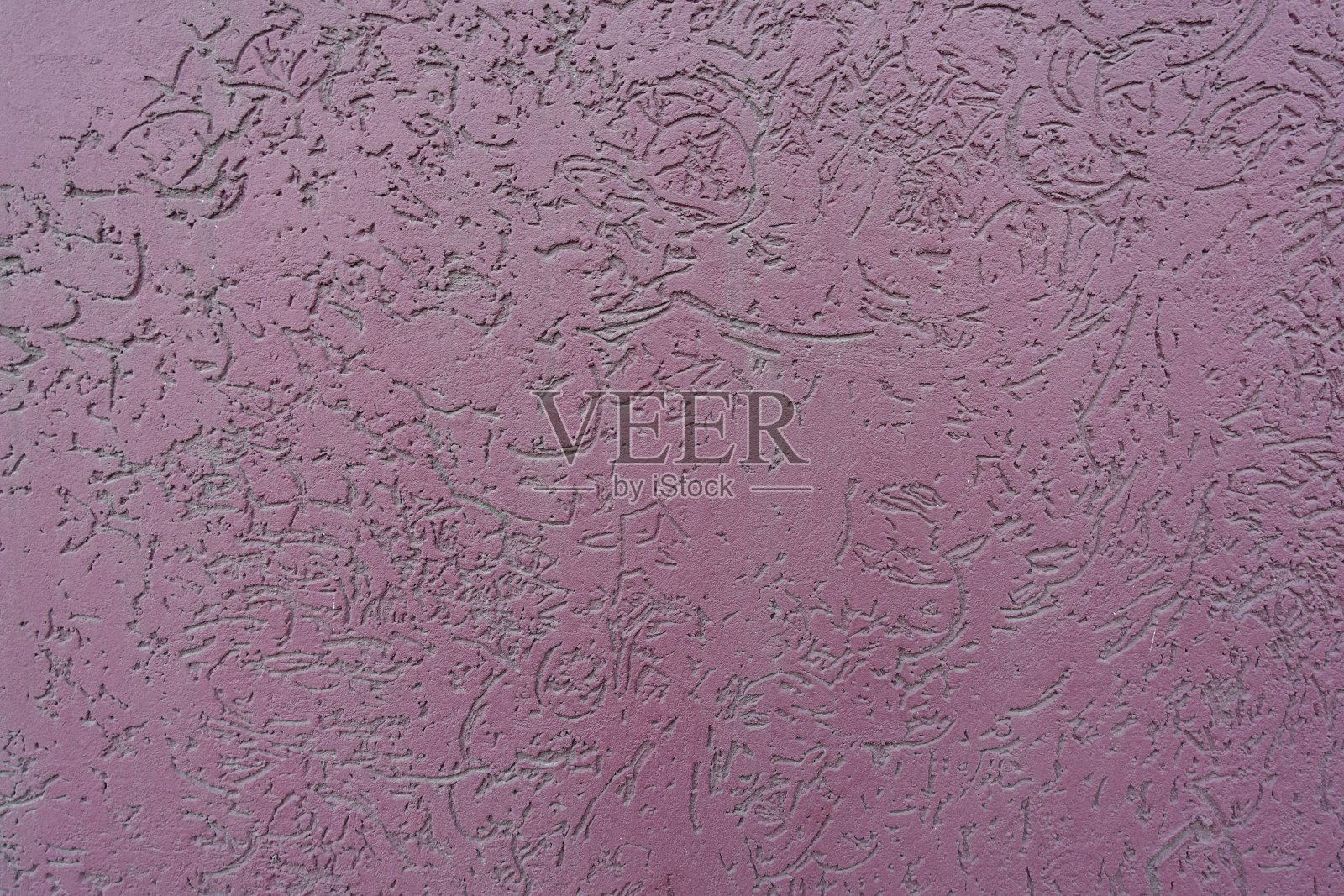 灰紫色墙面表面采用灰泥蠕虫处理照片摄影图片