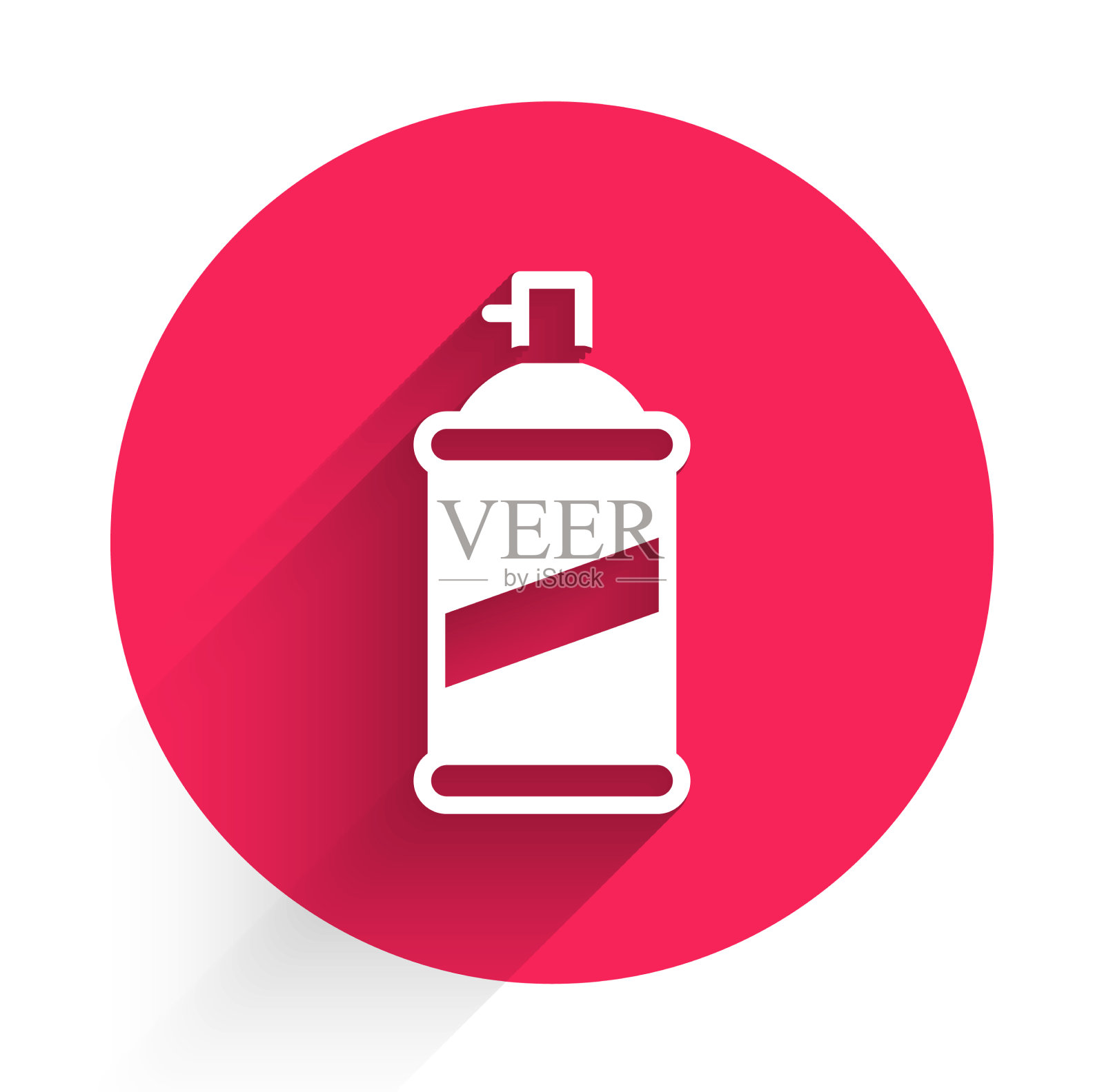 白色油漆喷涂可隔离图标用长插画图片素材