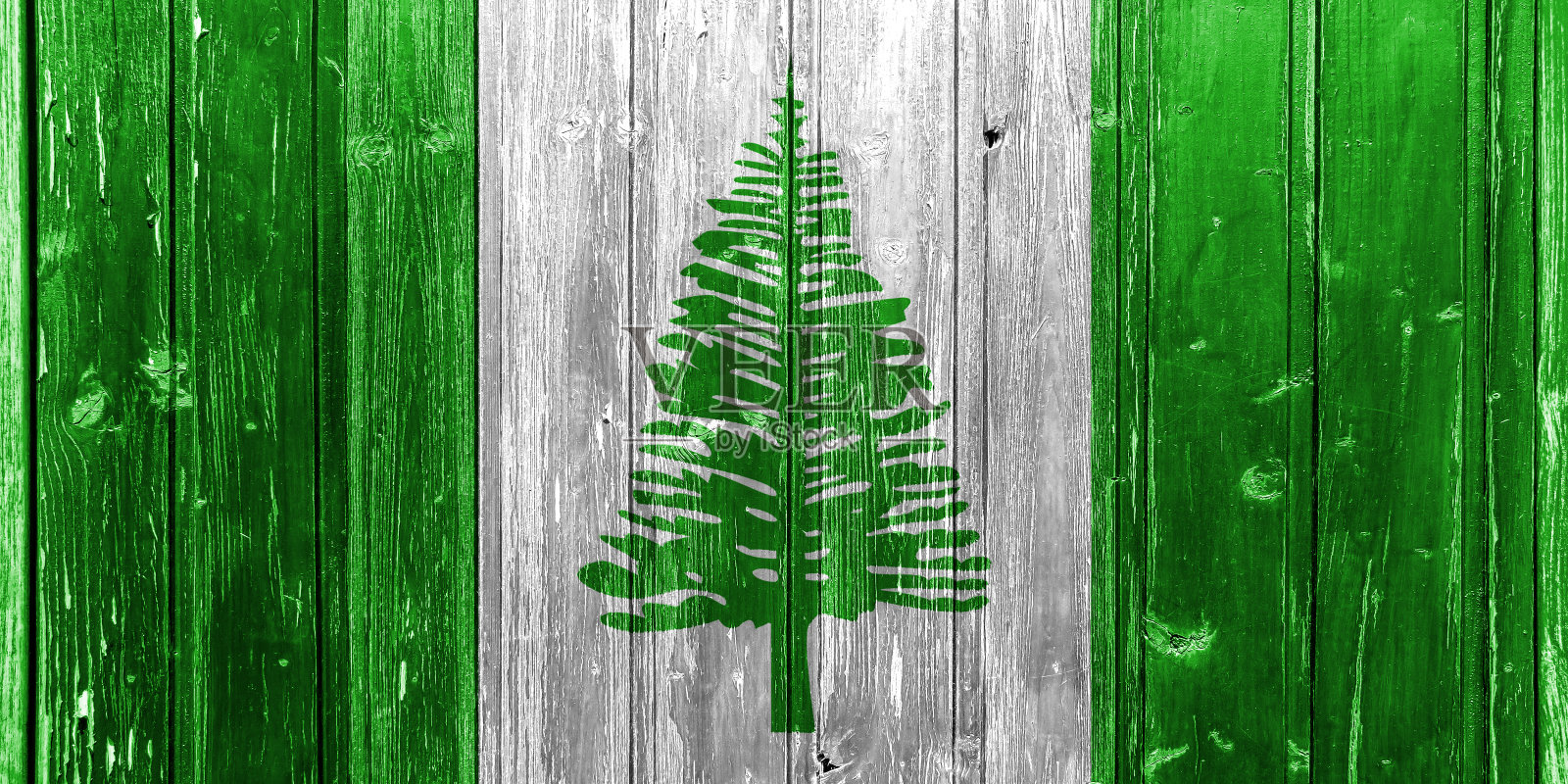 诺福克岛旗帜的纹理背景。概念拼贴。照片摄影图片