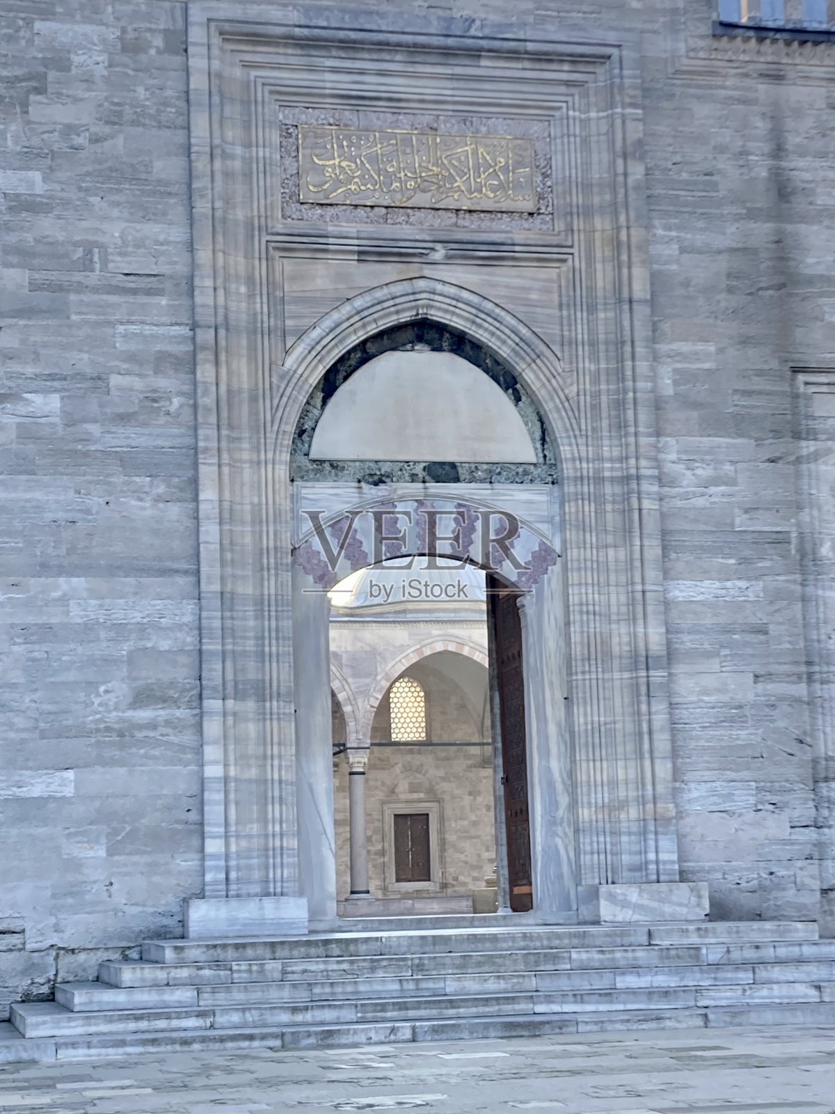 土耳其-伊斯坦布尔-苏莱曼耶卡米清真寺照片摄影图片